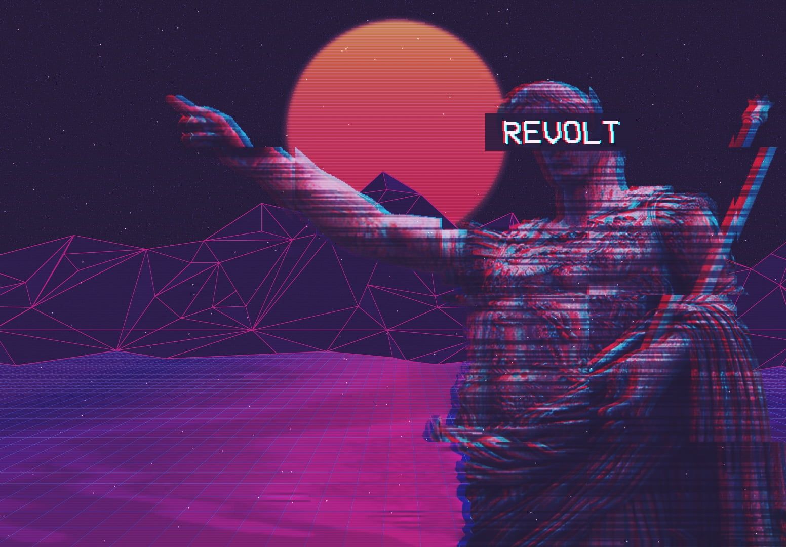 Vaporwave Statue Wallpapers Wallpaper Cave