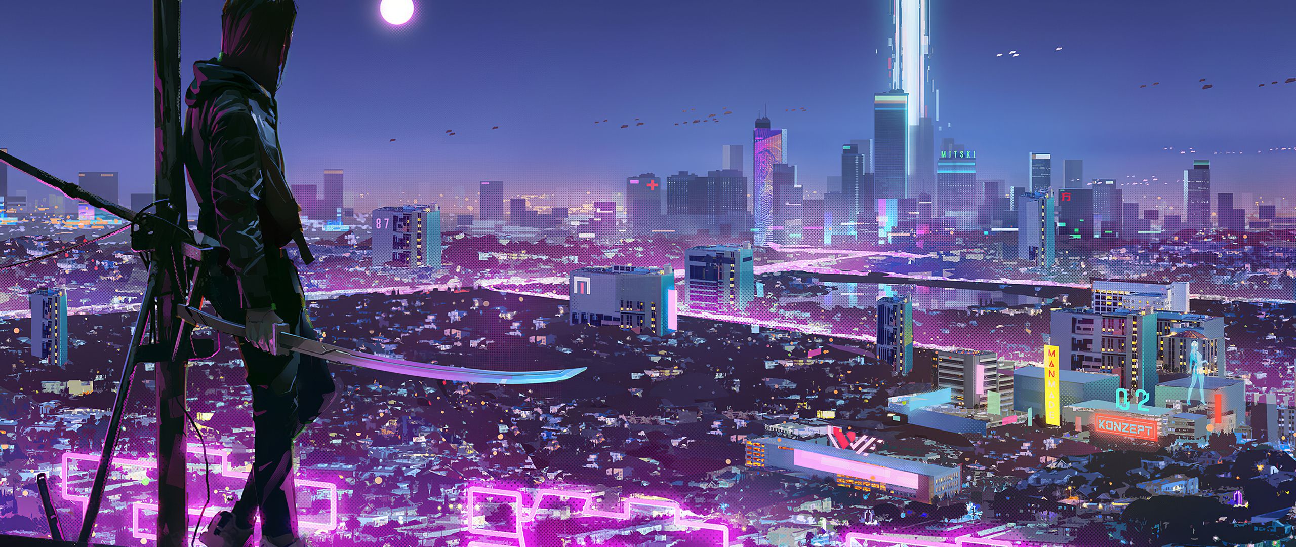 Neon Ninja Wallpapers Wallpaper Cave