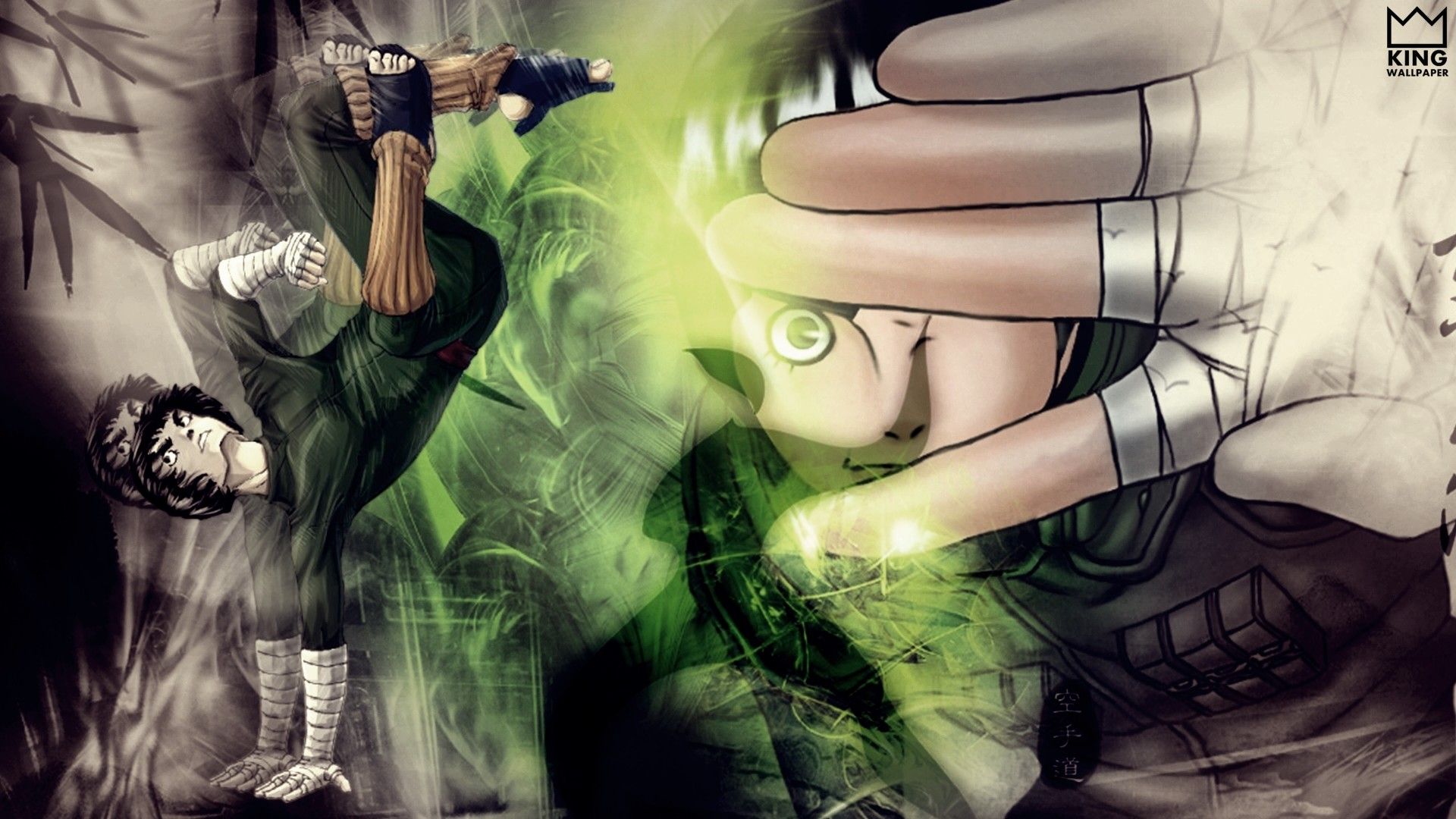 Rock Lee Vs Gaara Wallpapers Wallpaper Cave