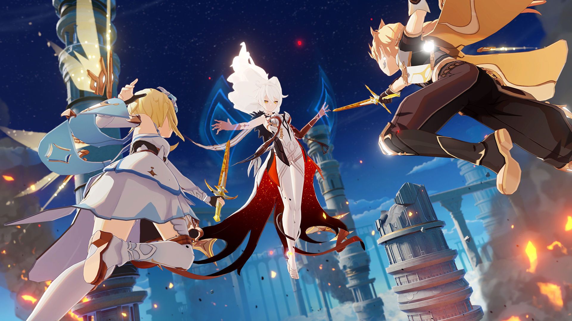 Wallpaper Abyss Genshin Impact Wallpaper 1920X1080 Download Genshin