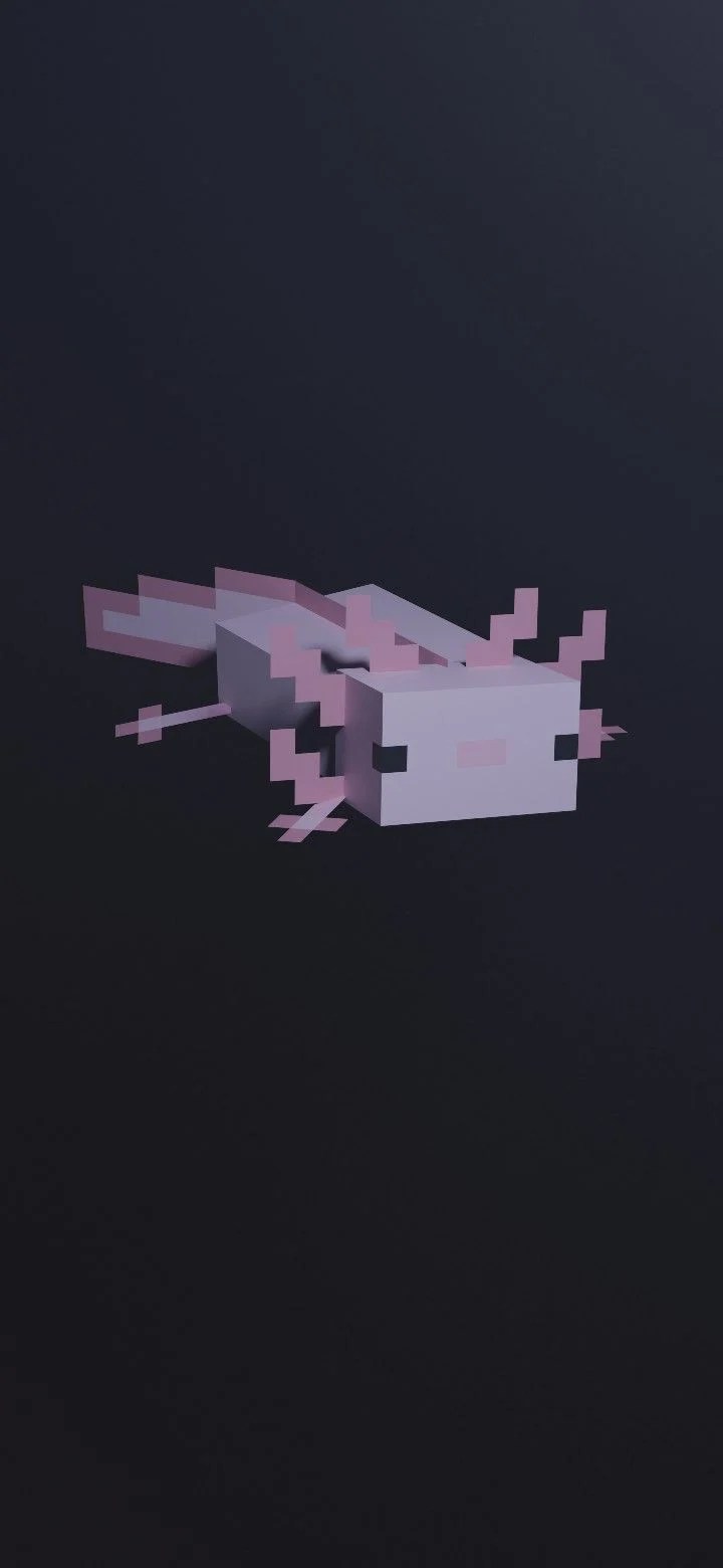 Minecraft Axolotl Wallpapers Wallpaper Cave