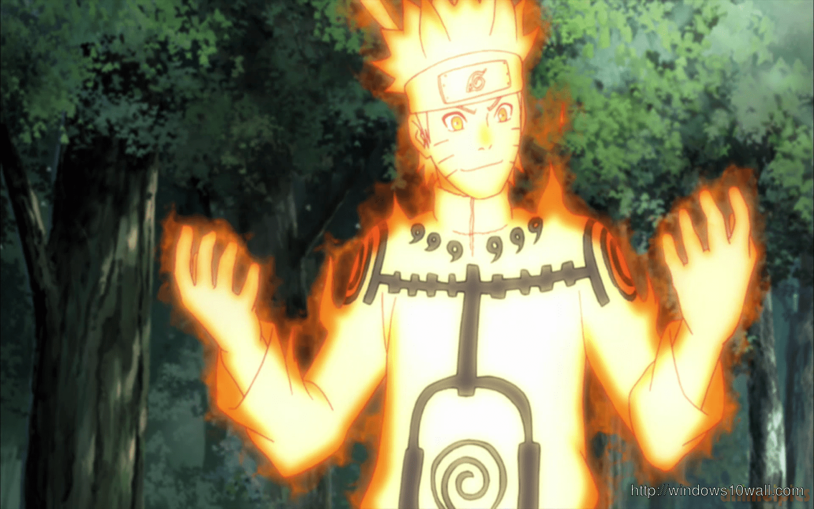 Naruto Chakra Mode Wallpapers Wallpaper Cave