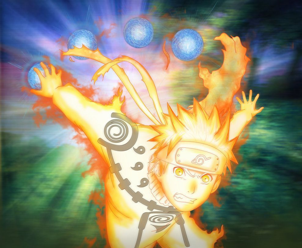 Naruto Chakra Mode Wallpapers Wallpaper Cave