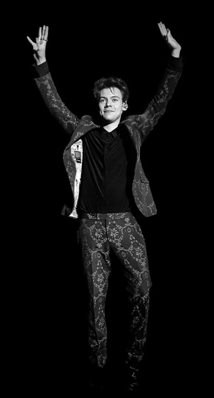 Harry Styles Black And White Wallpapers Wallpaper Cave
