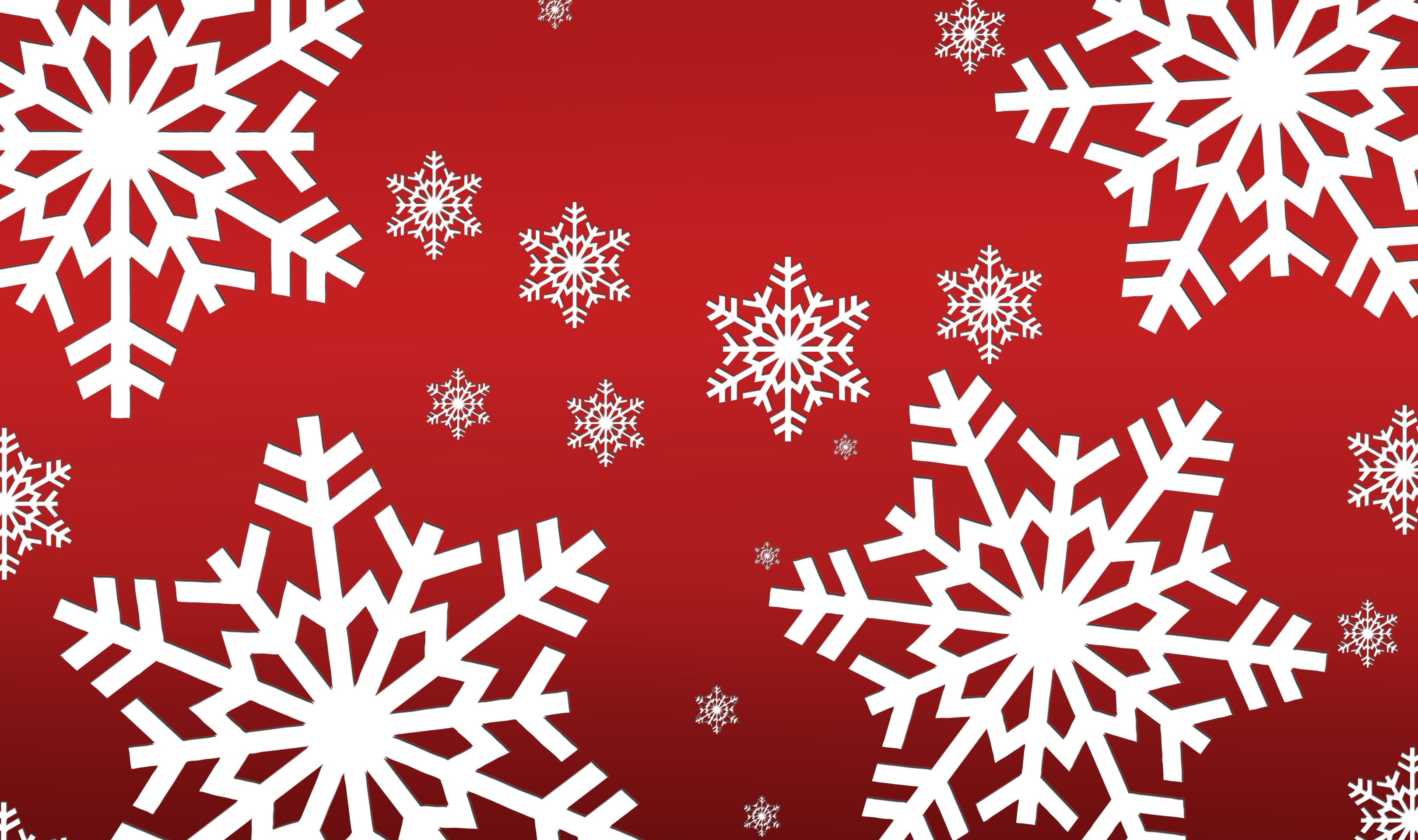 Red Snowflake Wallpapers Wallpaper Cave