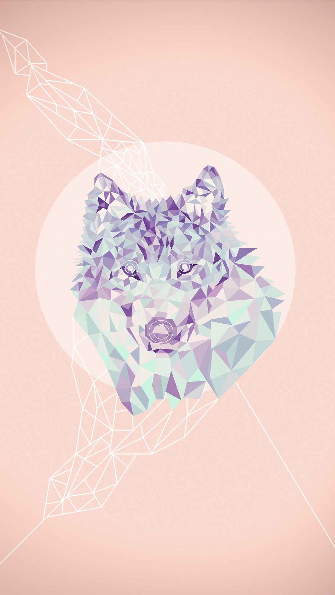 Pink Wolf Wallpapers Wallpaper Cave