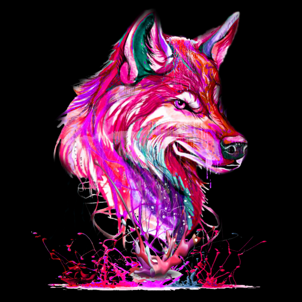 Pink Wolf Wallpapers Wallpaper Cave