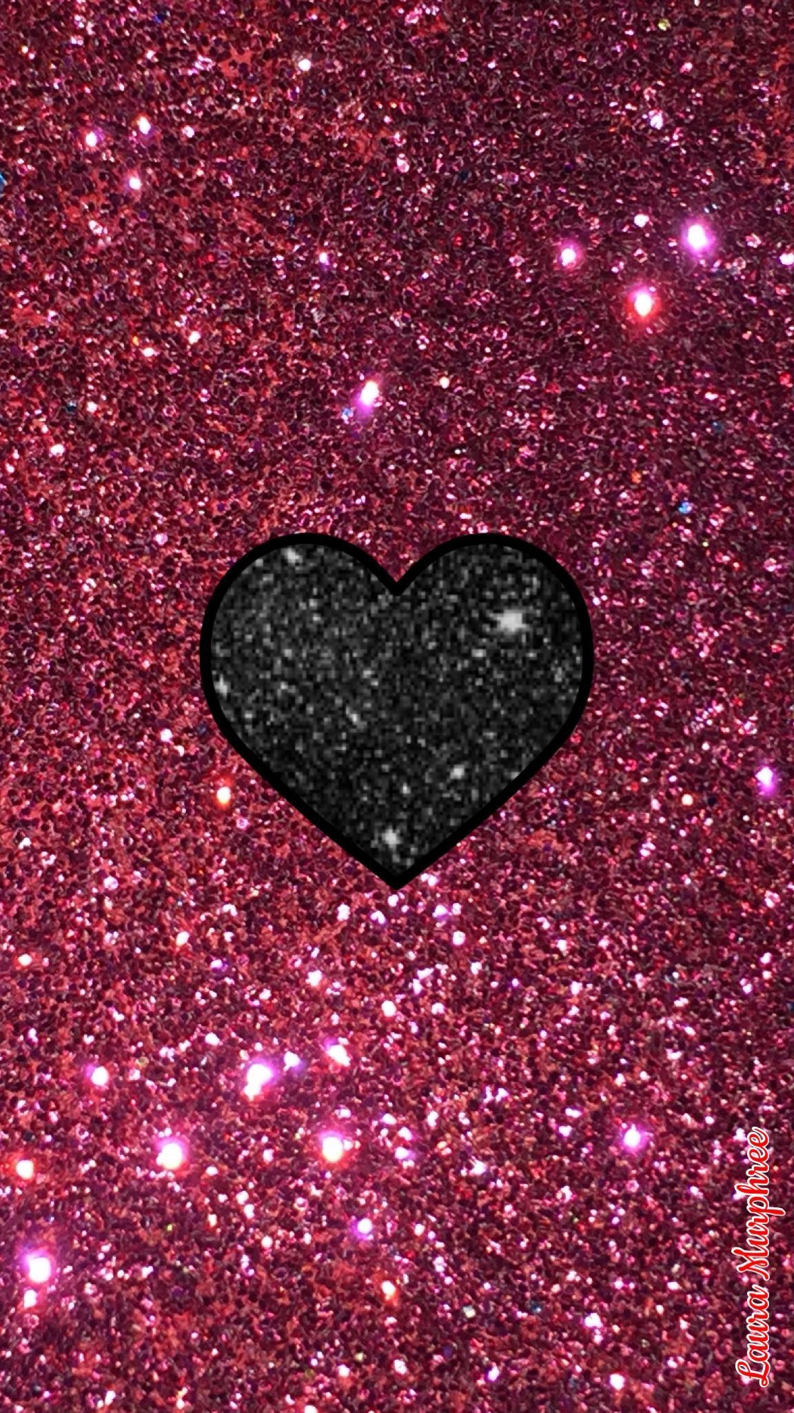 Glitter Hearts Wallpapers Wallpaper Cave