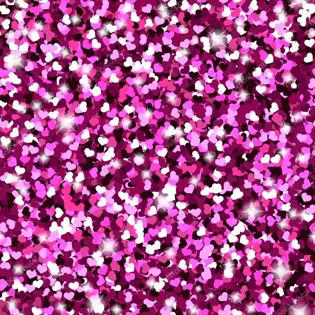 Glitter Hearts Wallpapers Wallpaper Cave