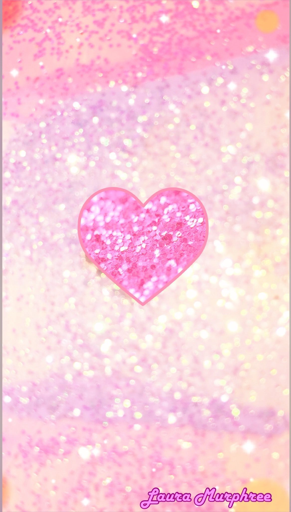 Glitter Hearts Wallpapers Wallpaper Cave