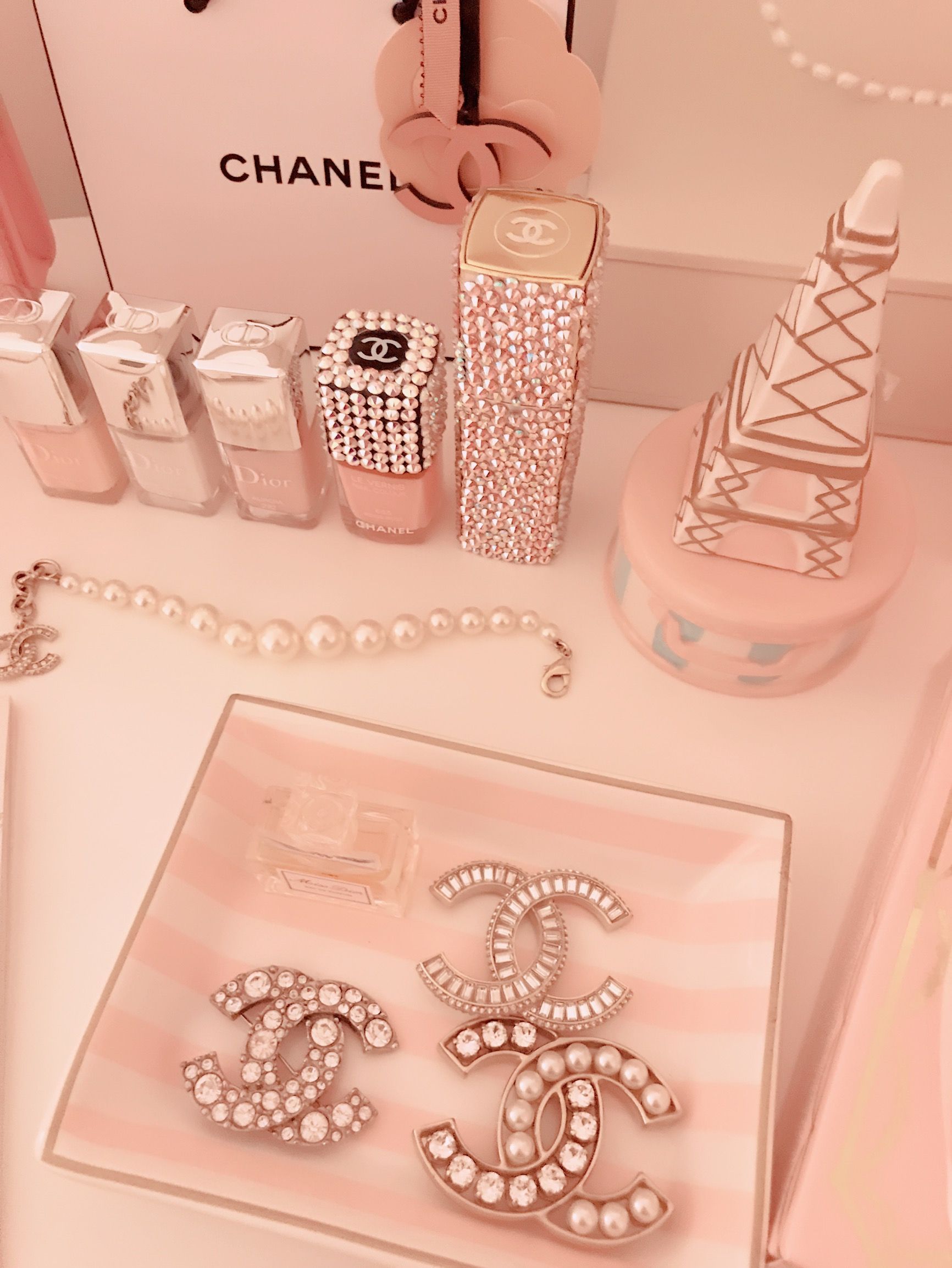 Pink Chanel Wallpapers Wallpaper Cave