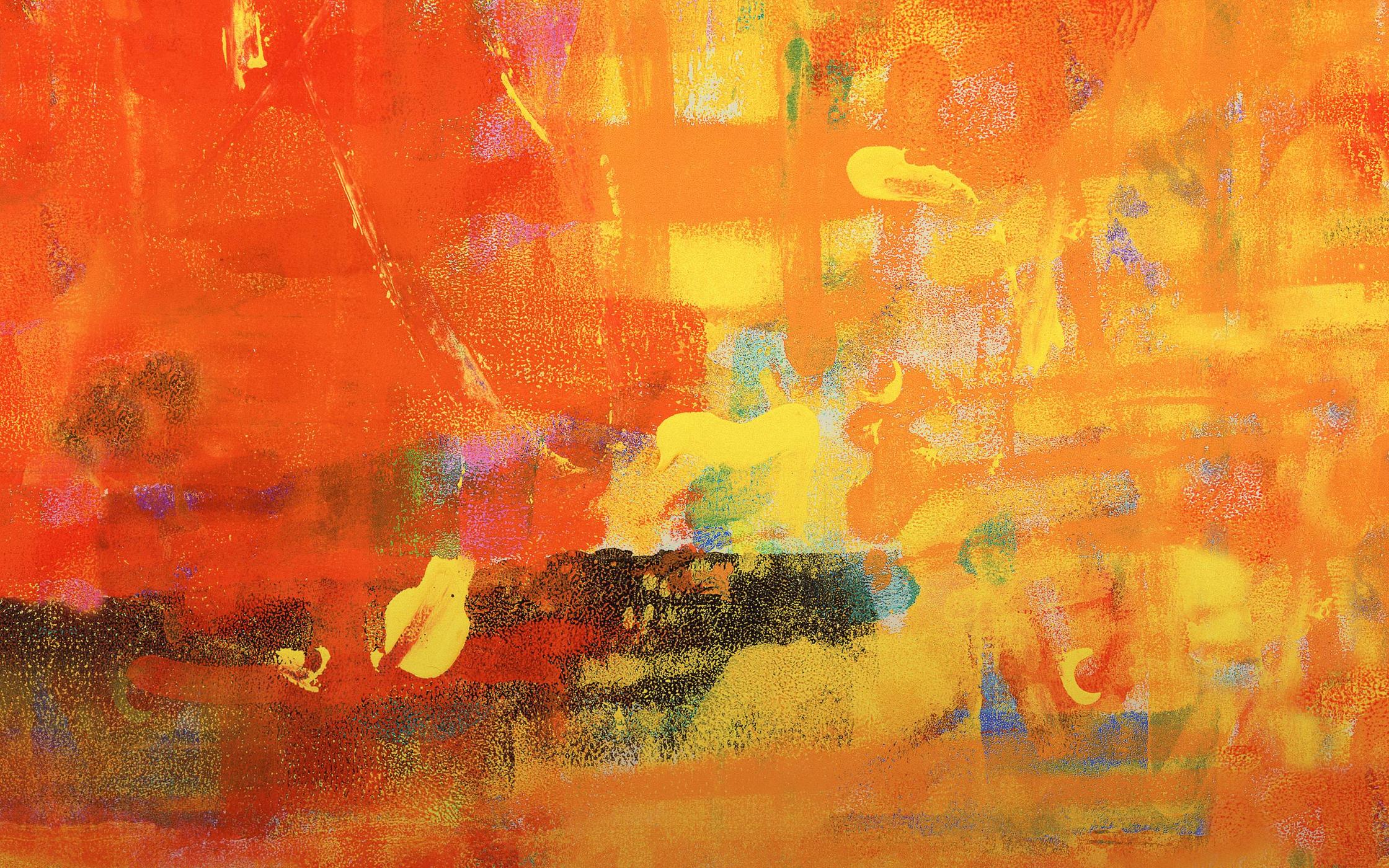 Orange Macbook Screensaver In 2020 Desktop Wallpaper Art