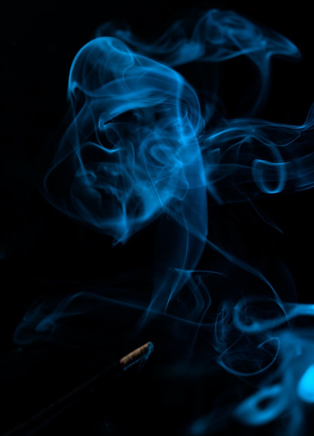 Black And Blue Smoke Wallpapers Wallpaper Cave