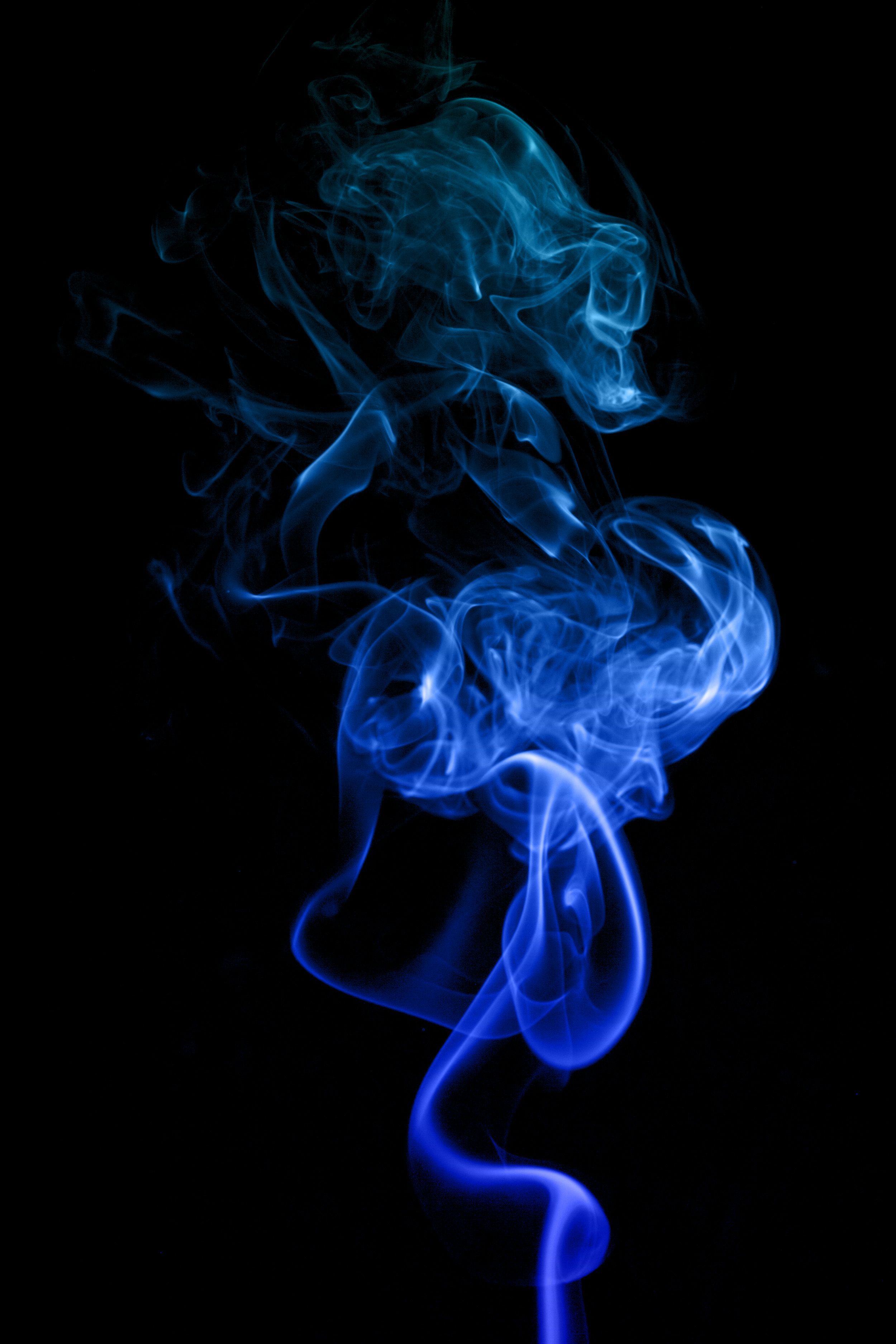 Black And Blue Smoke Wallpapers Wallpaper Cave
