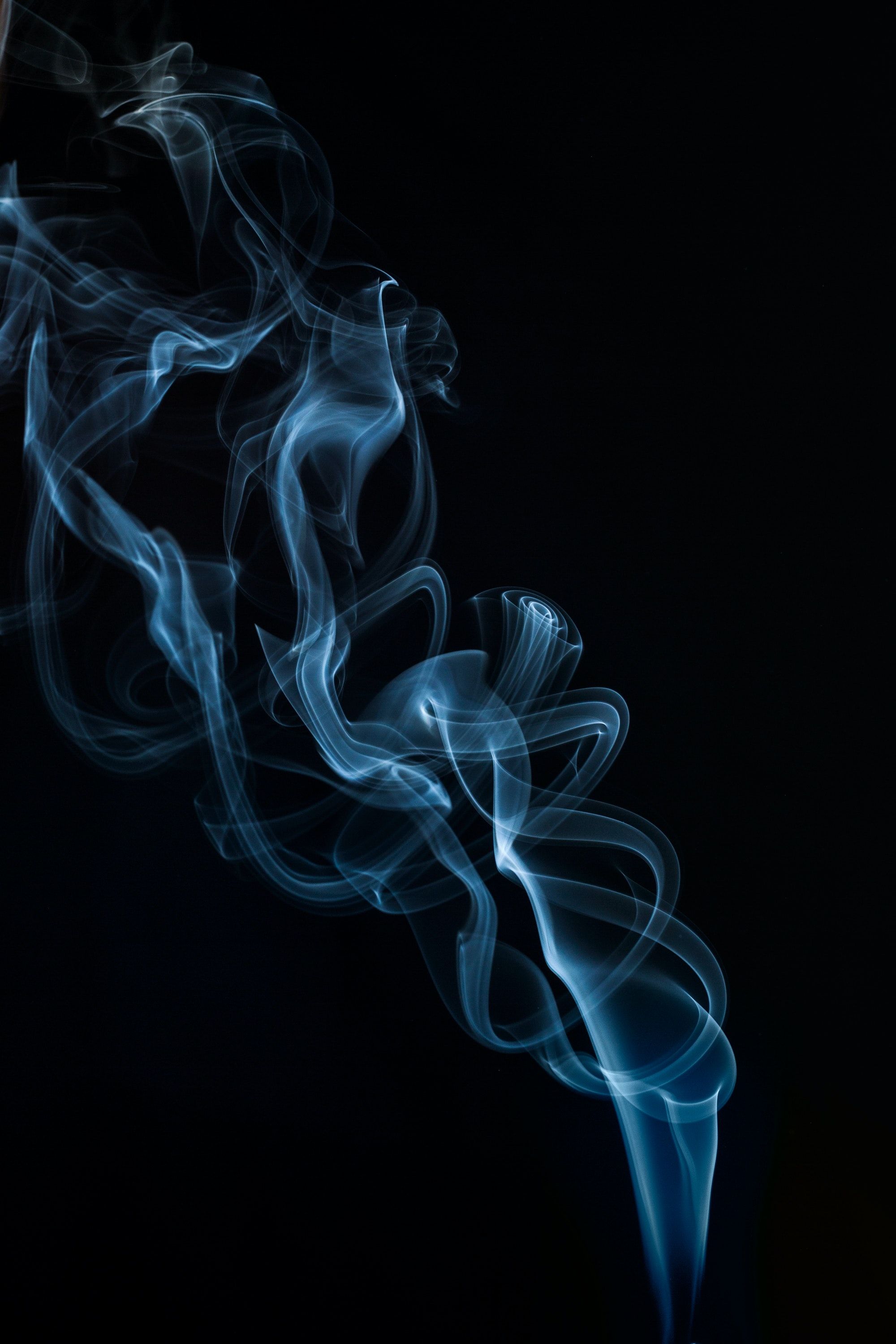 Black And Blue Smoke Wallpapers Wallpaper Cave