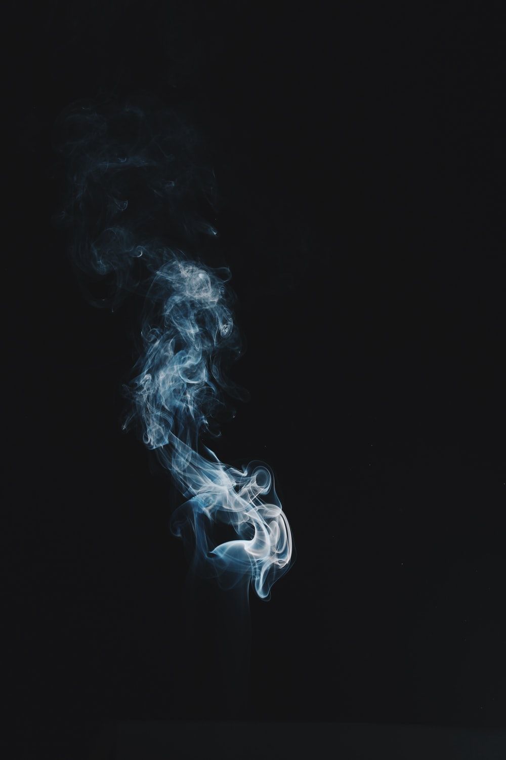 Black And Blue Smoke Wallpapers Wallpaper Cave