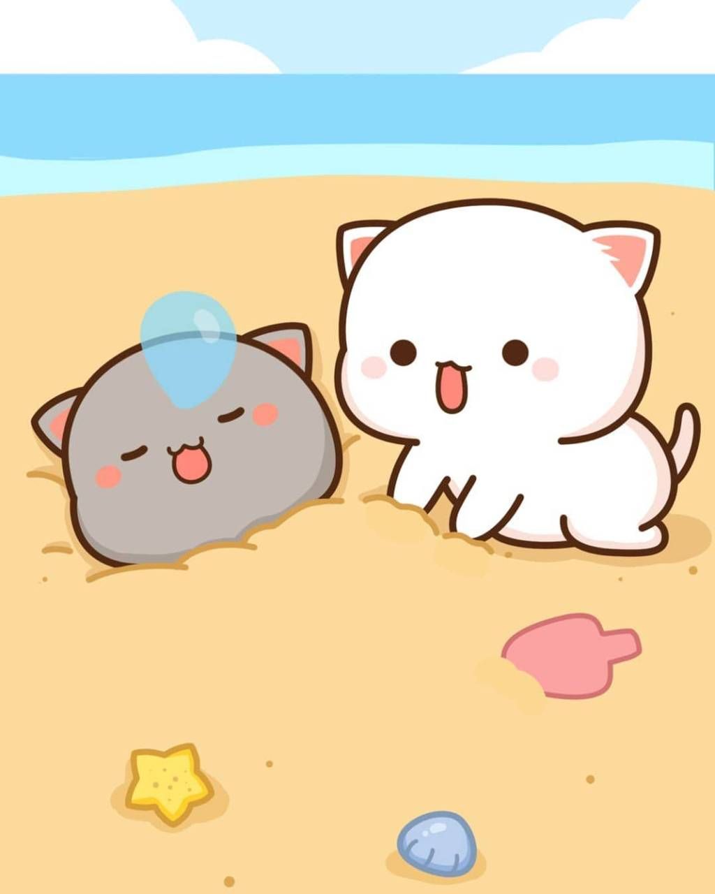Cute Mochi Wallpapers Wallpaper Cave