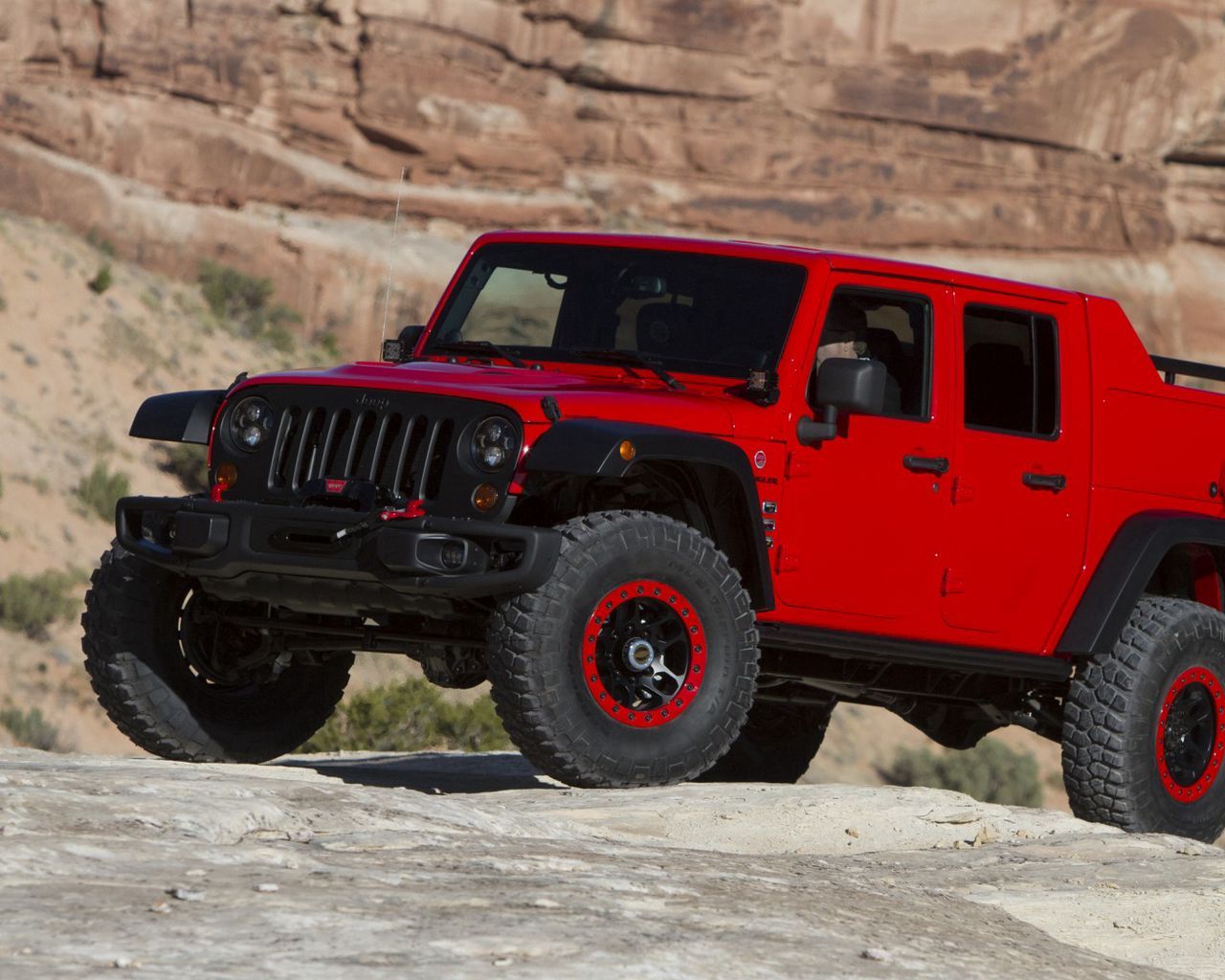 Red Jeep Wallpapers Wallpaper Cave