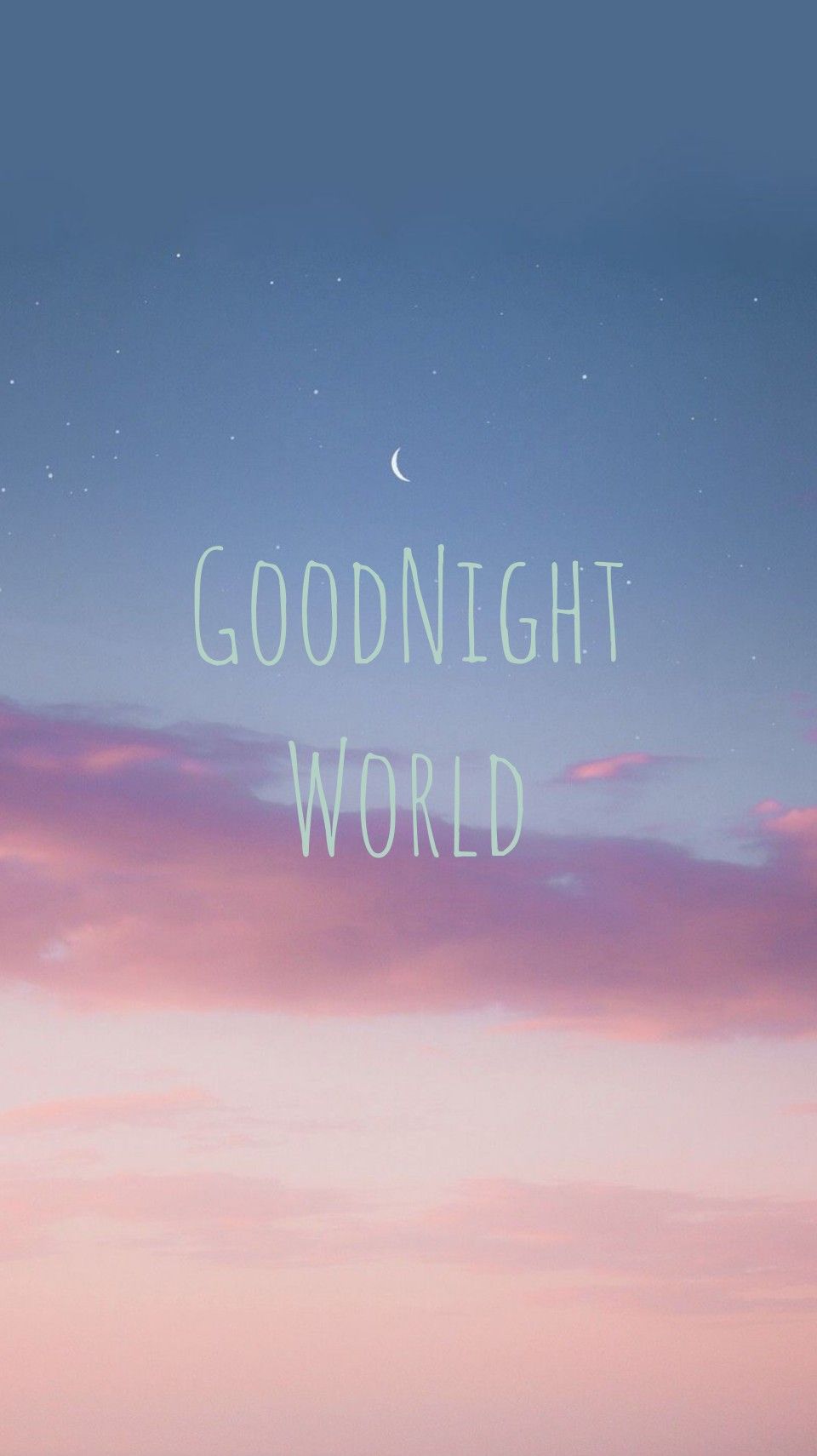 Aesthetic Goodnight Wallpapers Wallpaper Cave