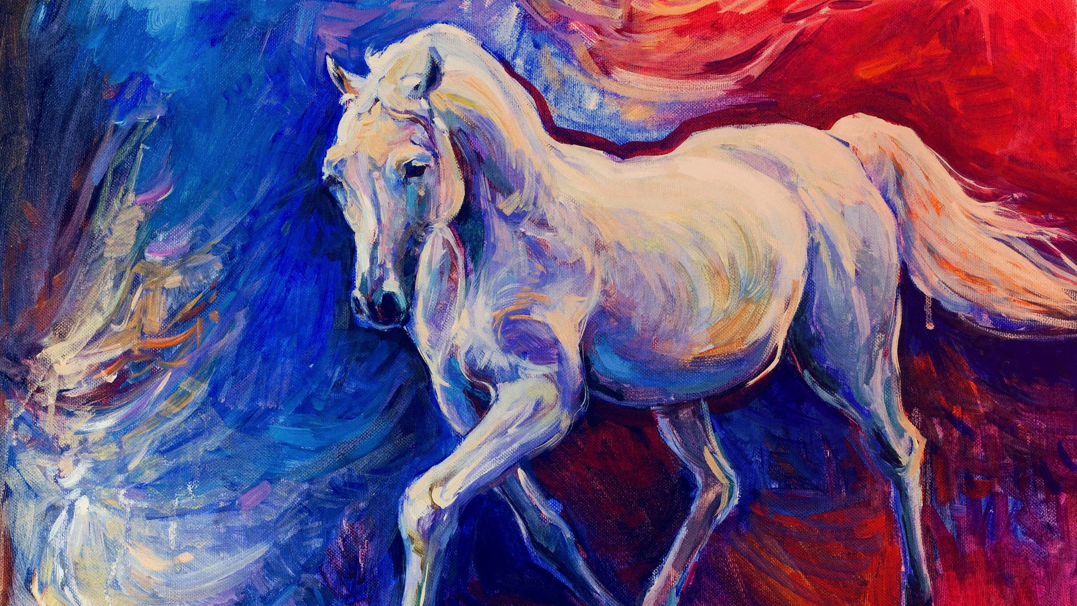 Horse Art Wallpapers Wallpaper Cave