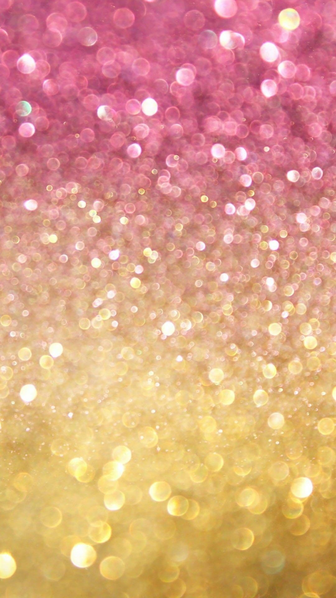 Yellow Glitter Background HD