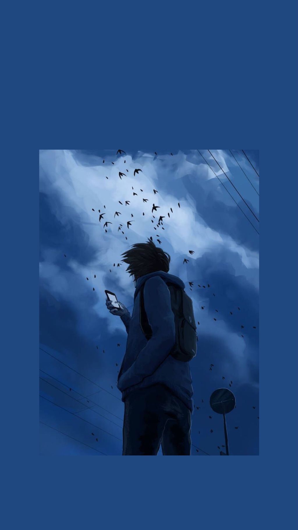 Blue Aesthetic Sad Wallpaper