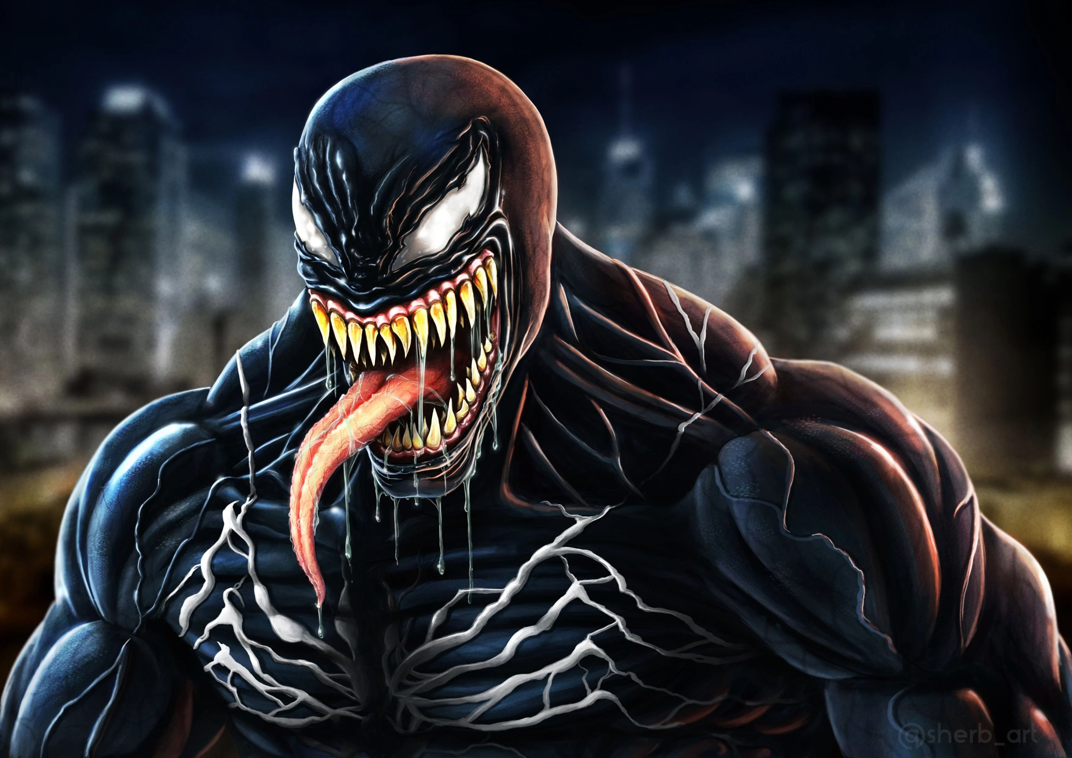 Venom Face Wallpapers - Wallpaper Cave