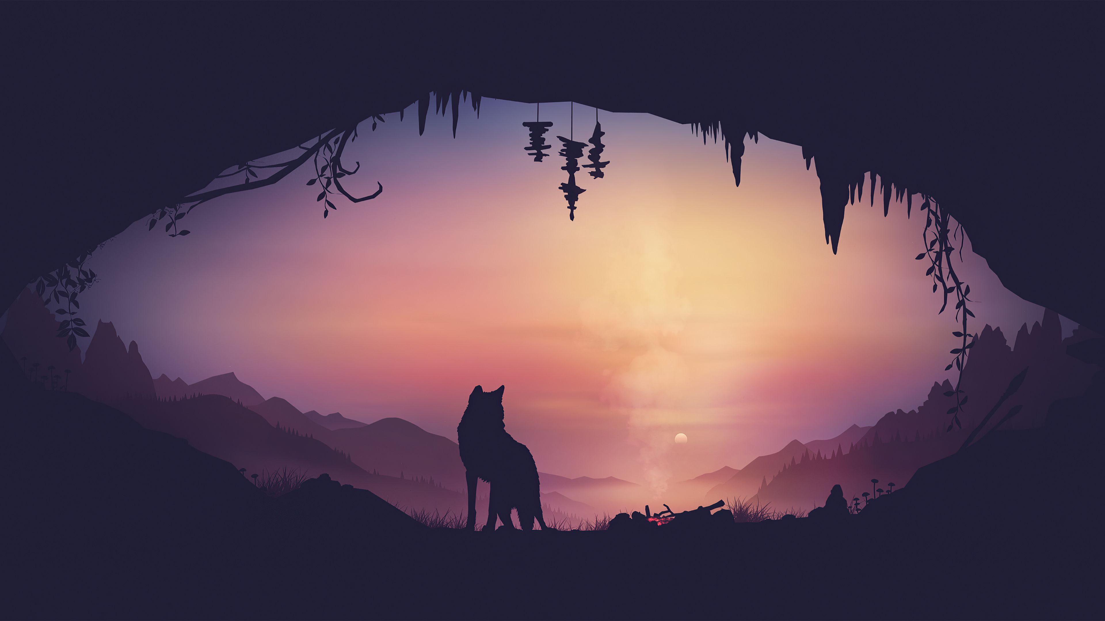 Minimalist Wolf Wallpapers Wallpaper Cave
