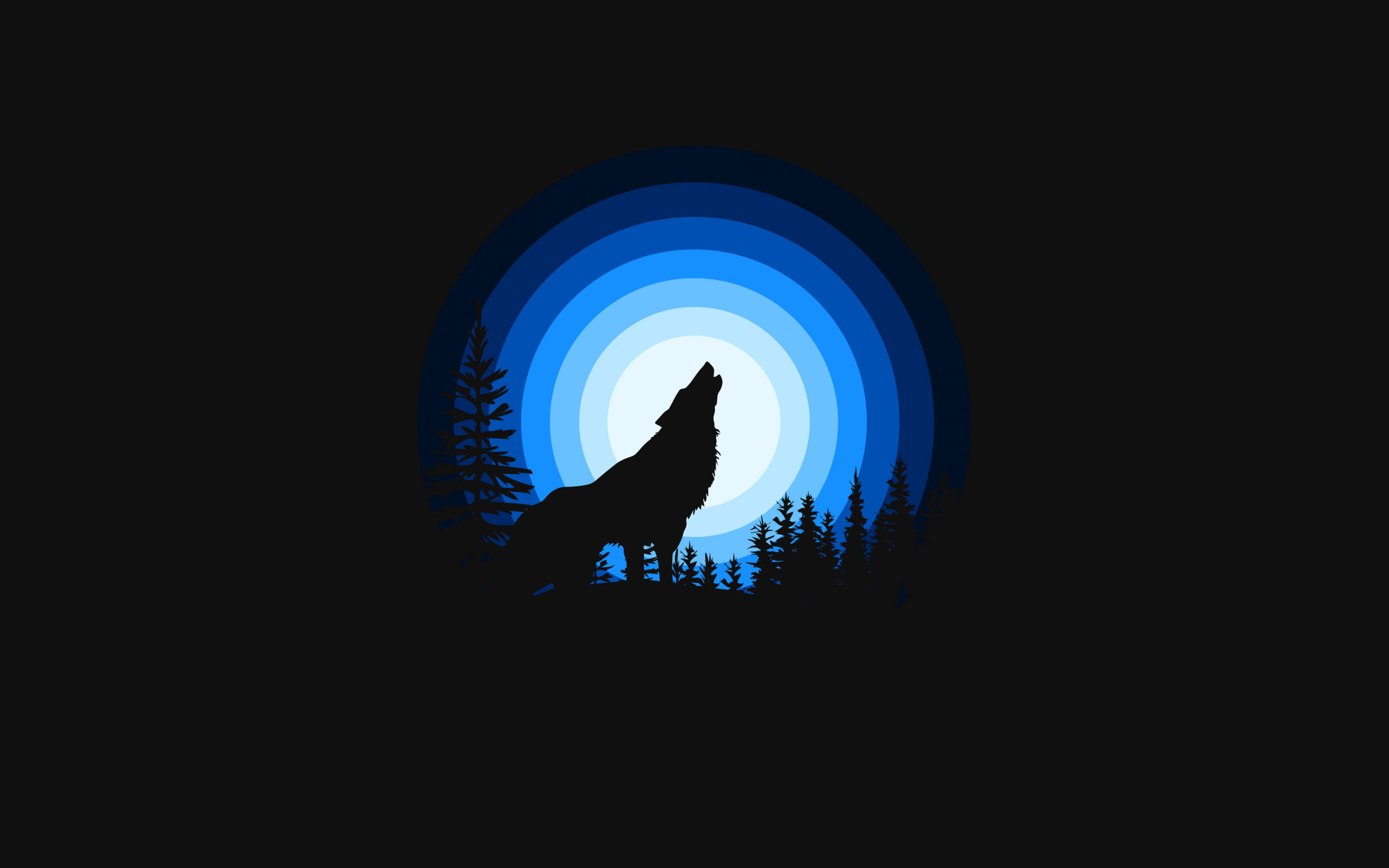 Black And Blue Wolf Wallpapers Wallpaper Cave