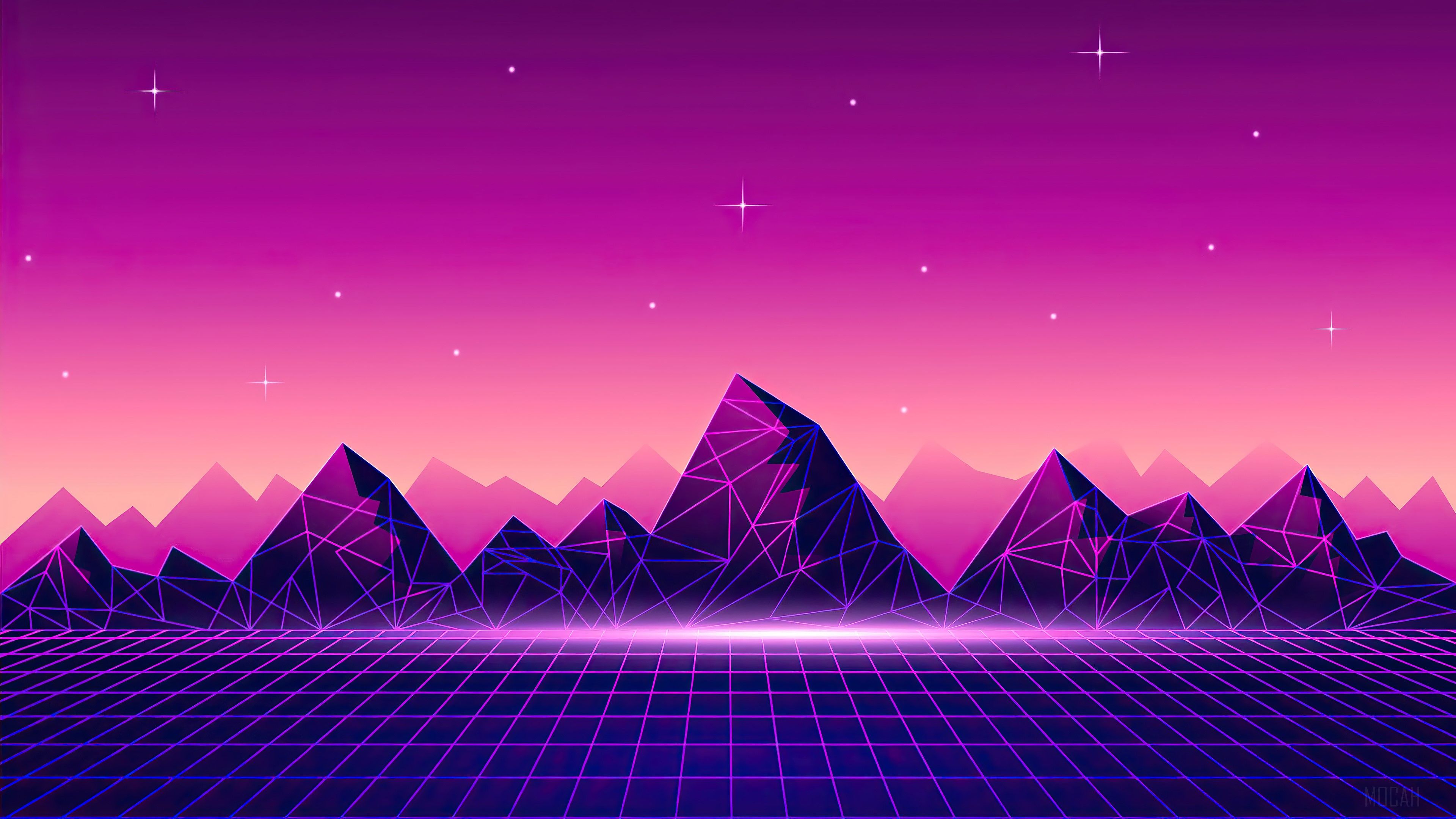 4k Retro Night Wallpapers Wallpaper Cave