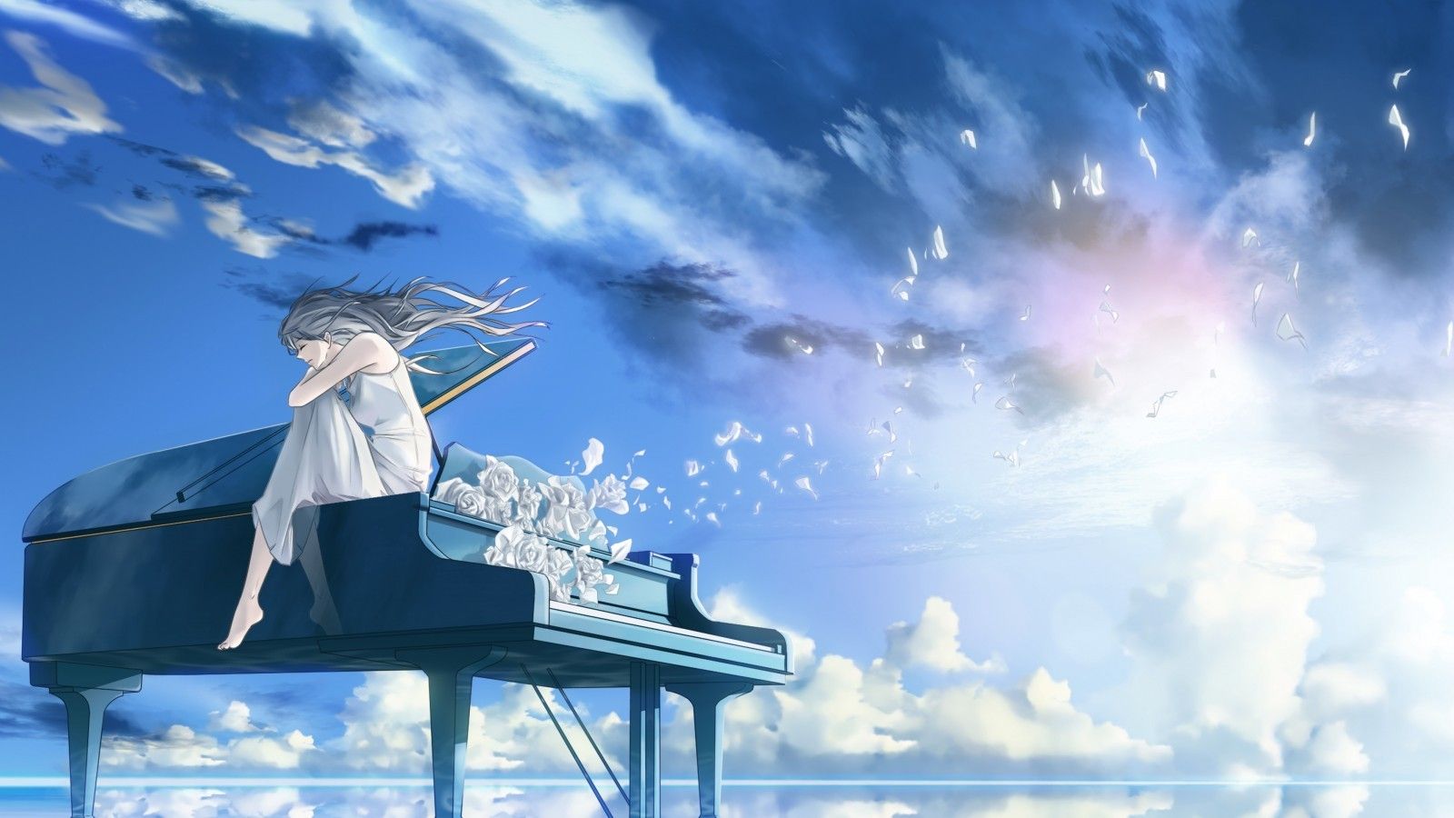 Piano Girl Wallpapers Wallpaper Cave