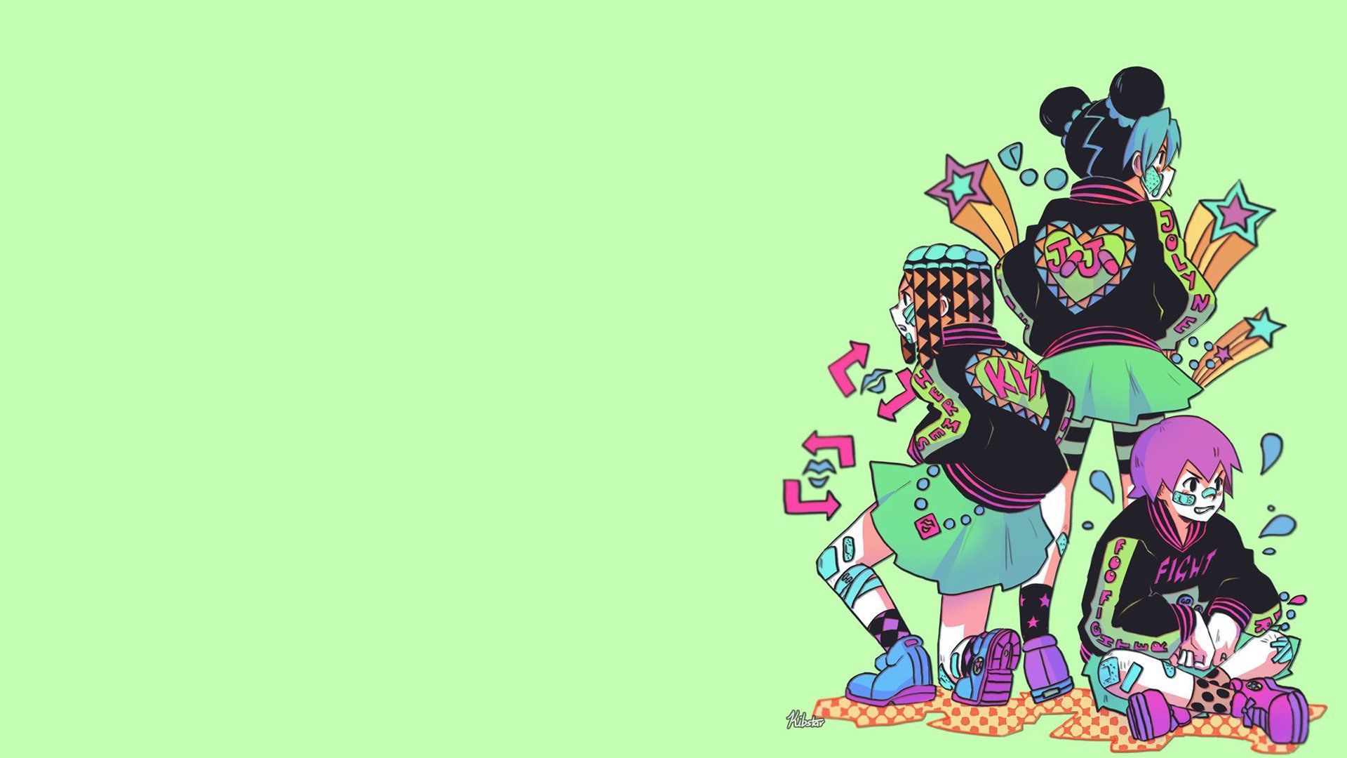 Jolyne And Jotaro Wallpapers Wallpaper Cave