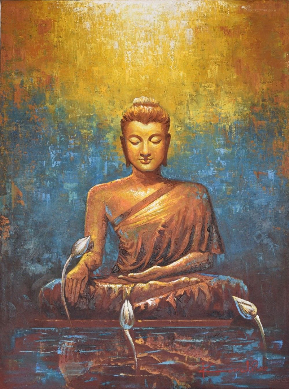 Buddha Paintings Wallpapers Wallpaper Cave