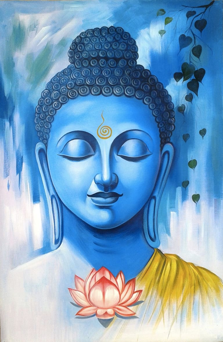 Buddha Painting Wallpapers Wallpaper Cave