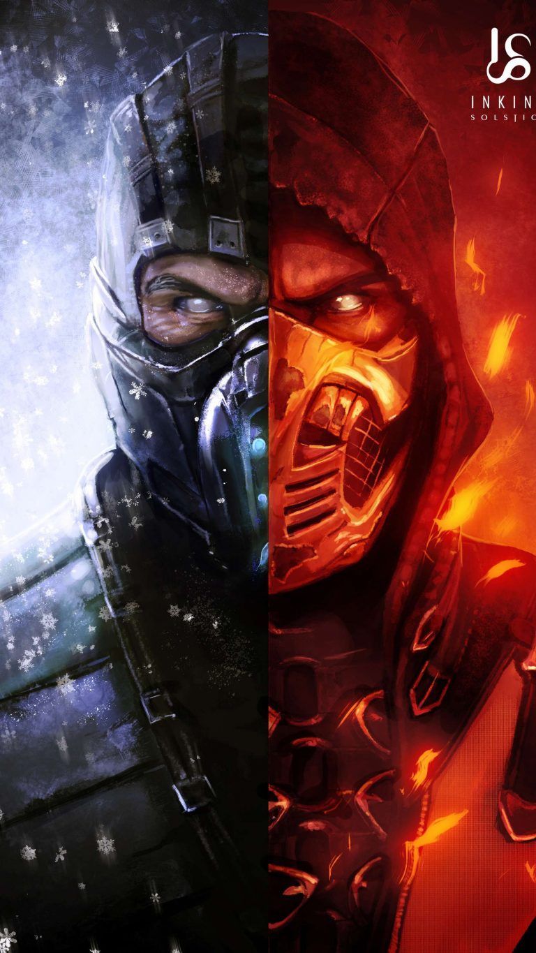 Mortal Kombat Movie 2021 Scorpion Wallpapers Wallpaper Cave