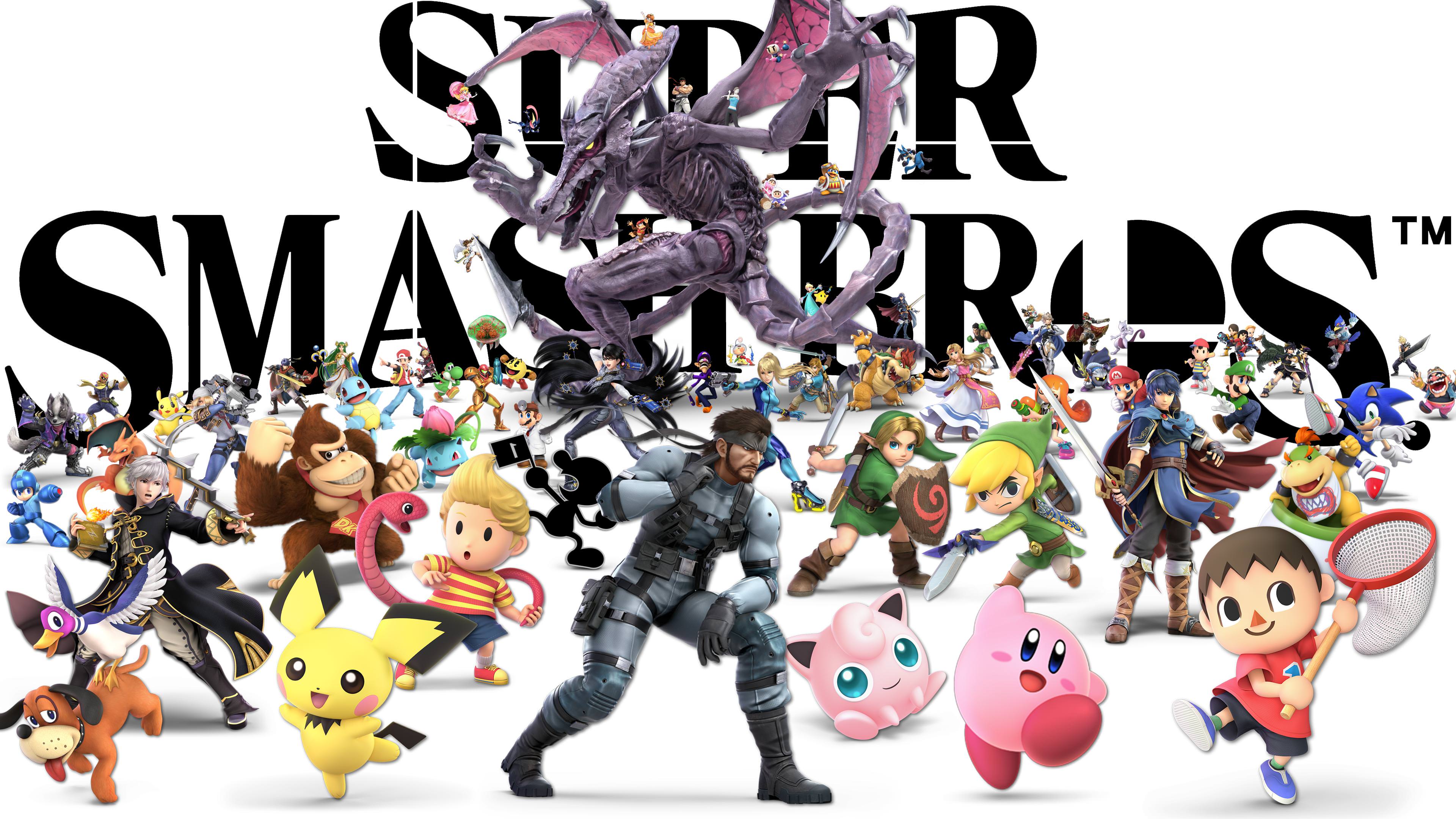 Super Smash Bros Ultimate Logo Wallpapers Wallpaper Cave