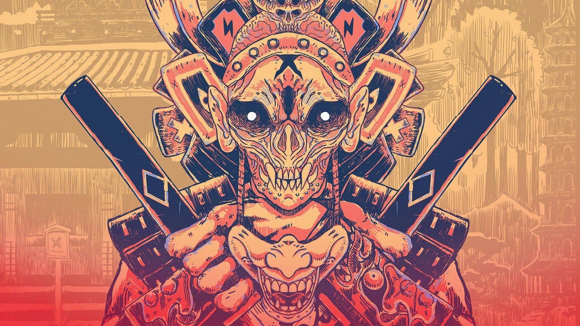 Japanese Mask Wallpapers Wallpaper Cave