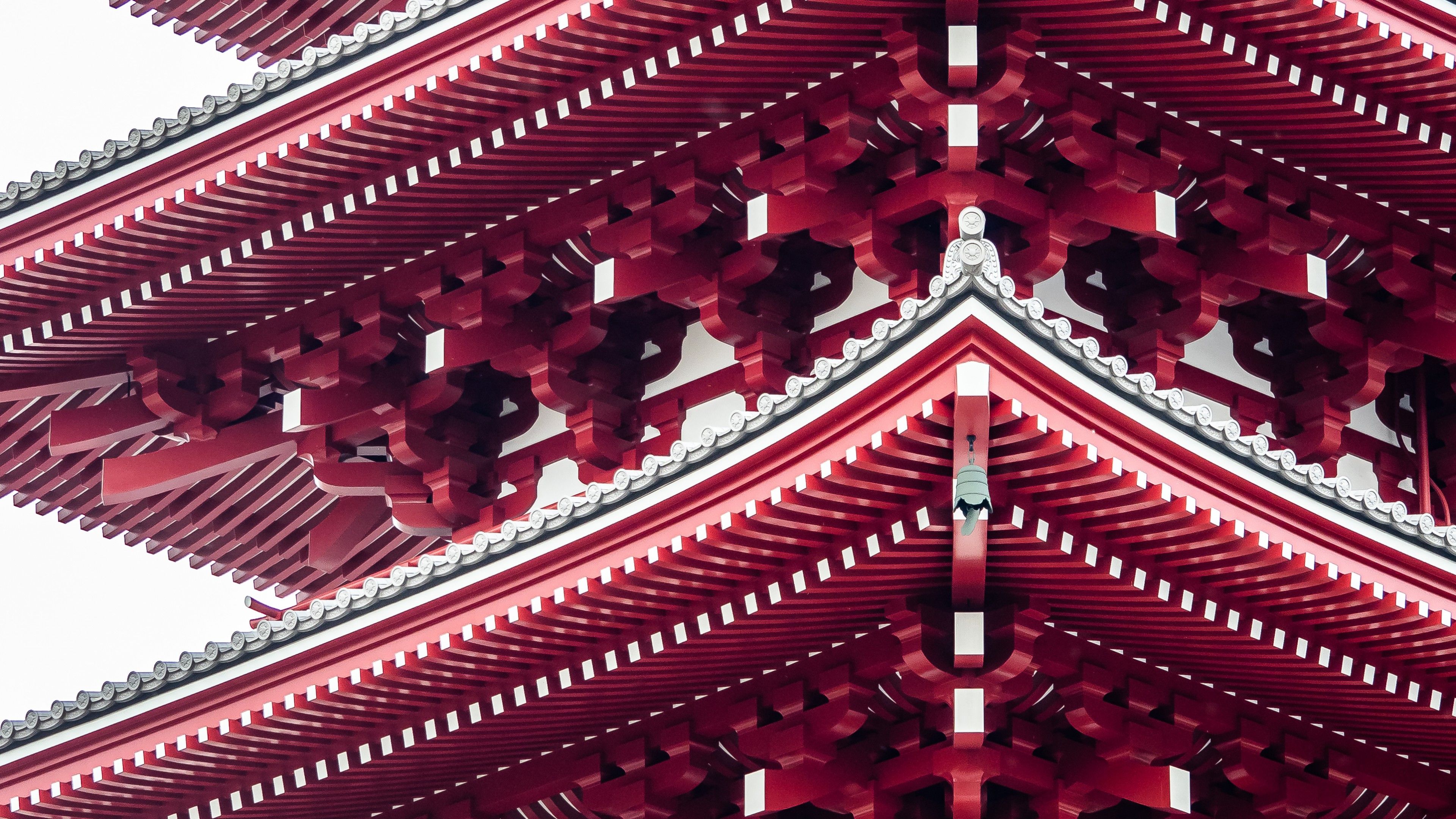 Red Japan 4k Wallpaper
