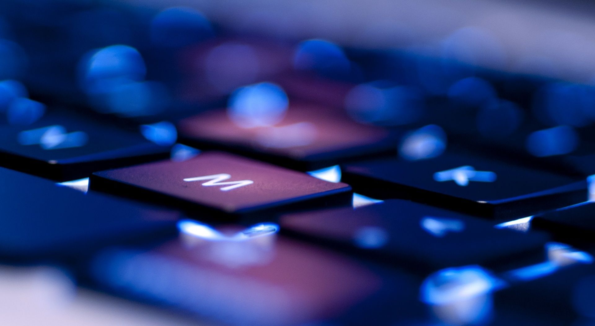 Blue Keyboard Wallpapers Wallpaper Cave