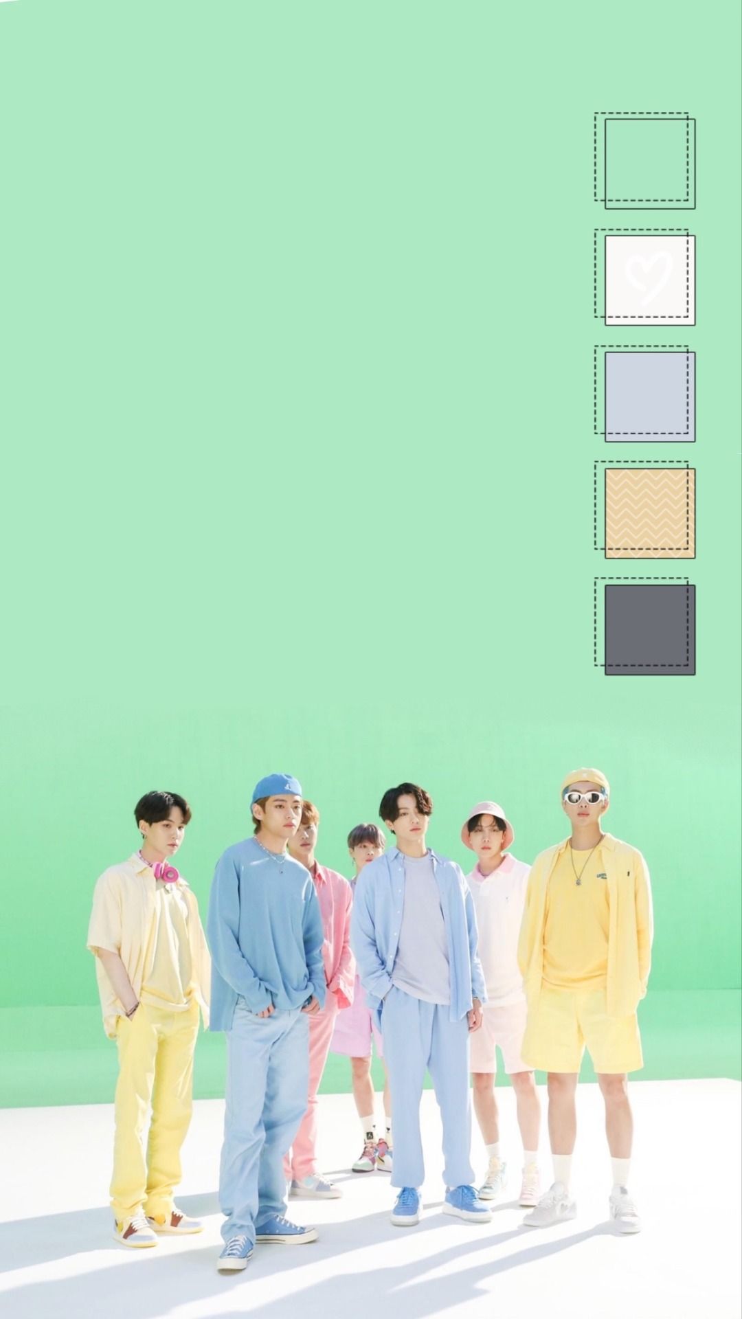 BTS Green Wallpapers Wallpaper Cave