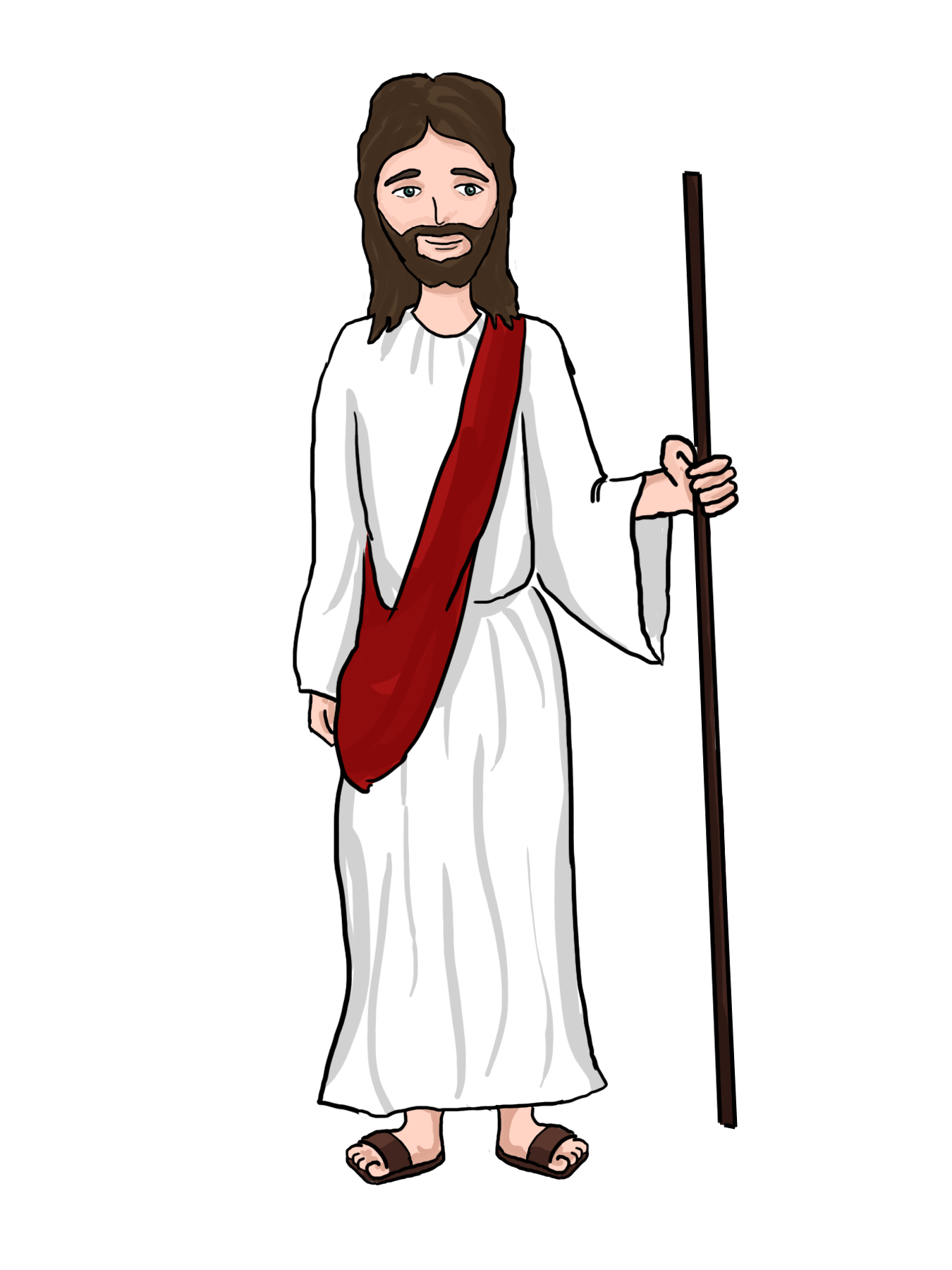 Jesus Cartoon Wallpapers Wallpaper Cave