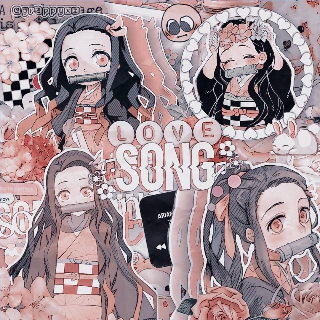 Nezuko Aesthetic Glitter