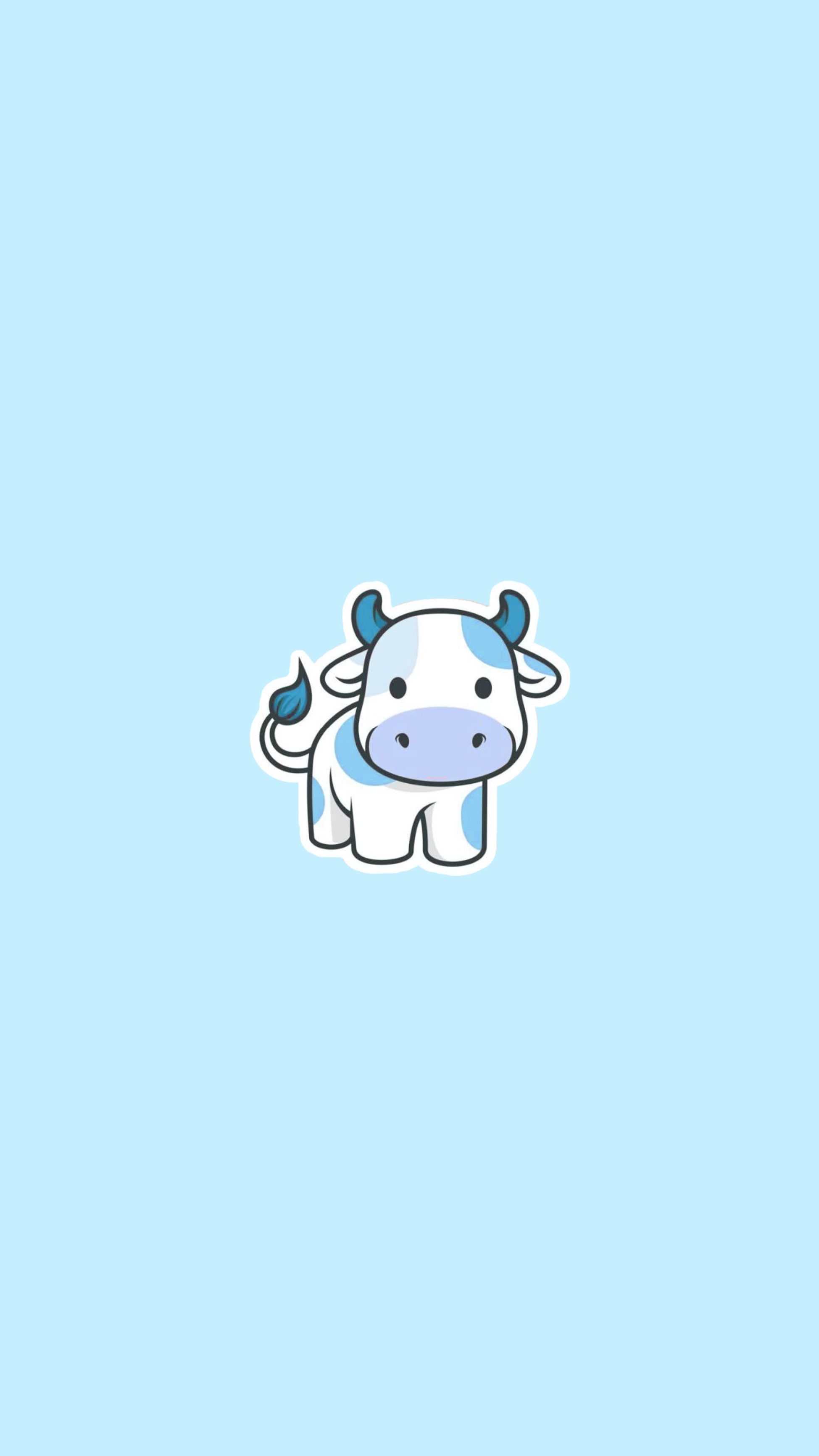 Aggregate 53+ blue cow wallpaper best in.cdgdbentre
