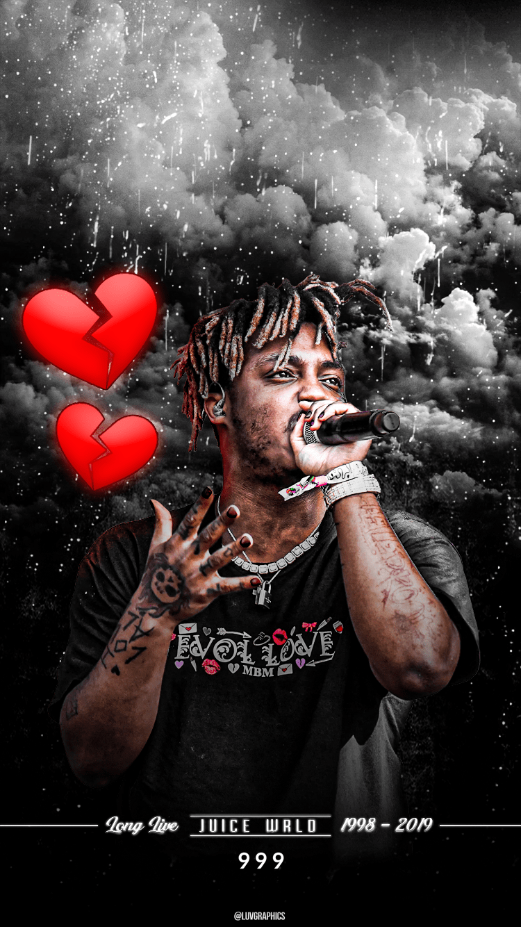 Juice Wrld In Heaven Wallpapers Wallpaper Cave