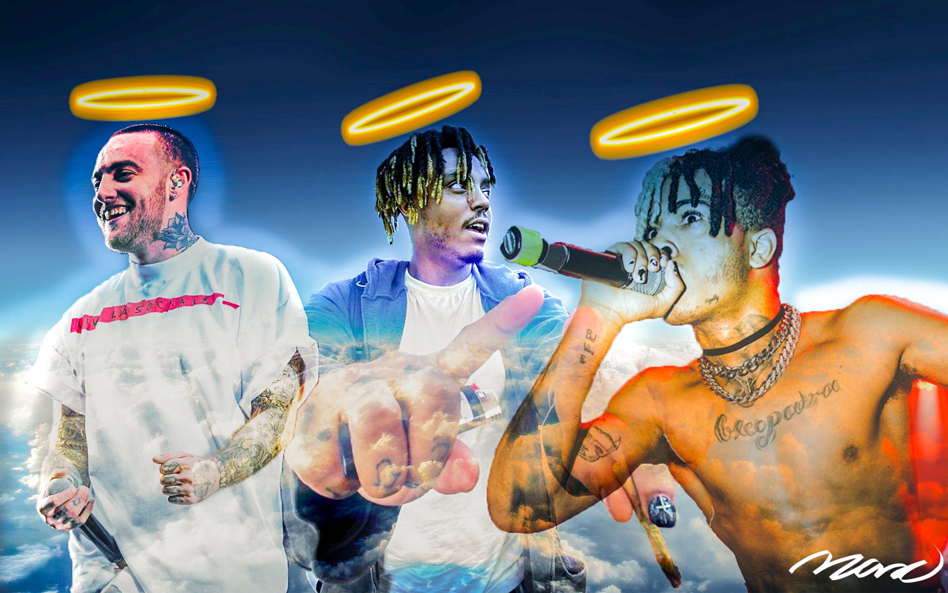 Juice Wrld In Heaven Wallpapers Wallpaper Cave