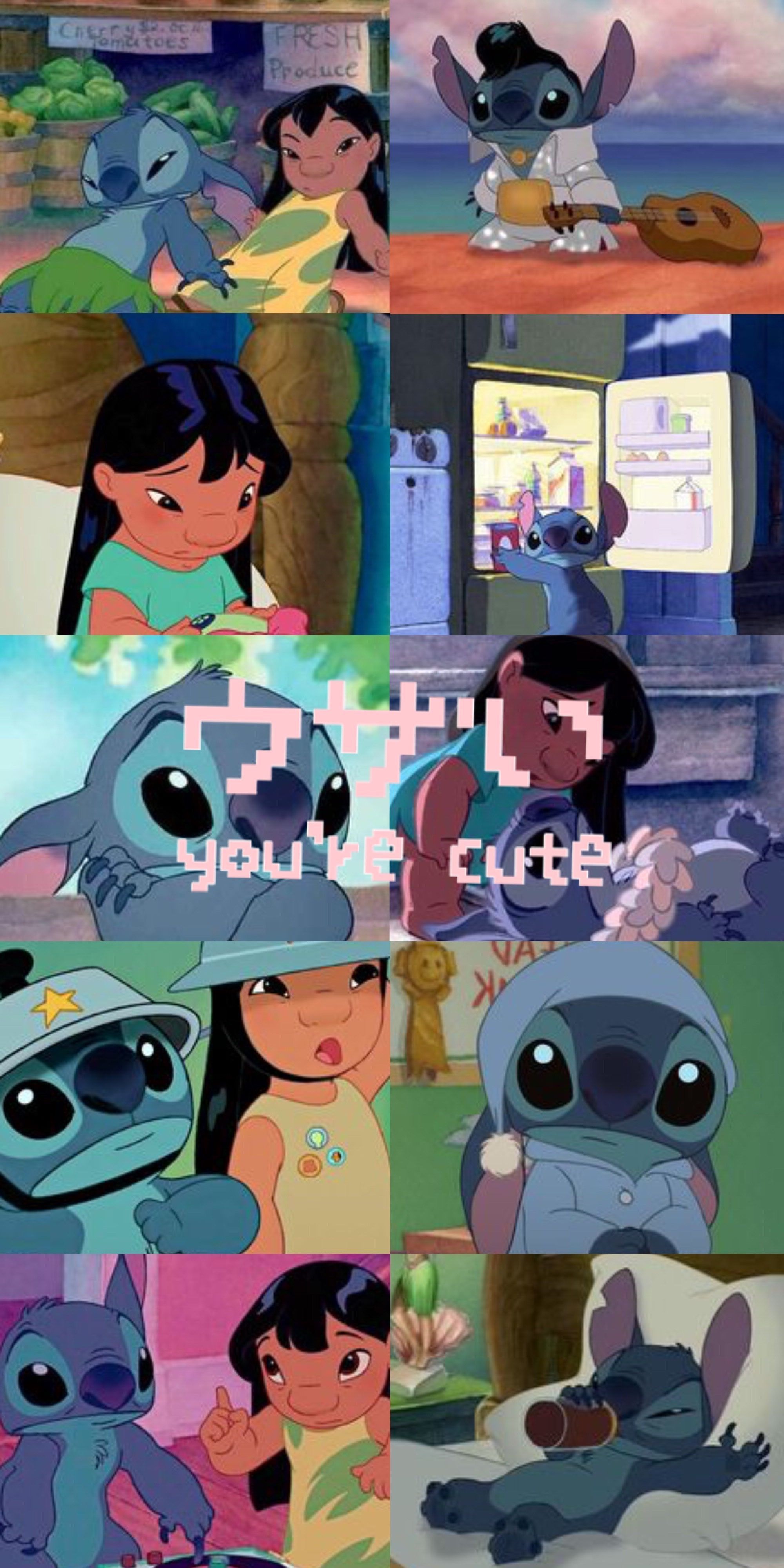 Lilo And Stitch Collage Wallpapers Wallpaper Cave
