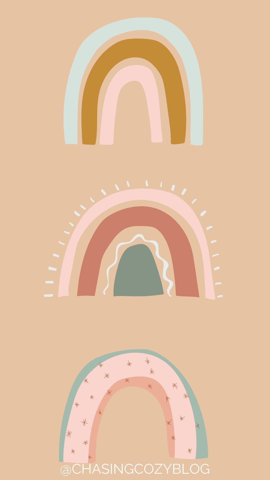 Boho Rainbow Wallpapers Wallpaper Cave