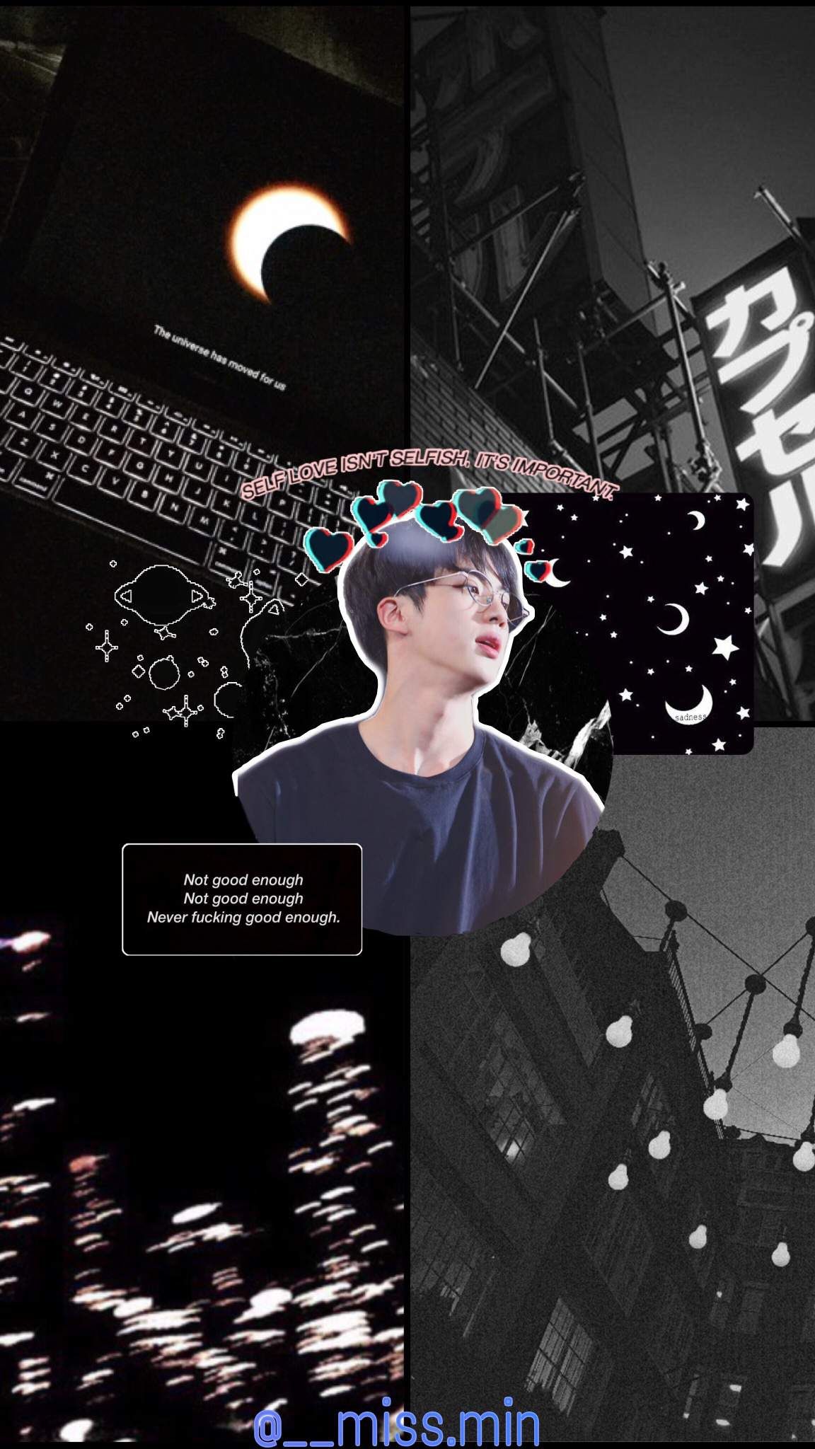 BTS Jin Aesthetic Wallpapers Wallpaper Cave