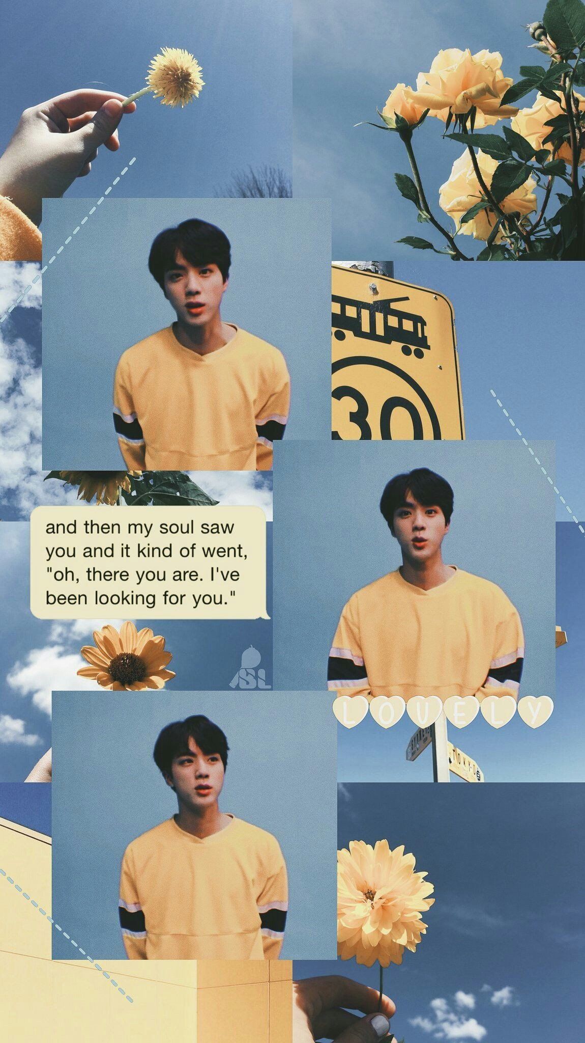 BTS Jin Aesthetic Wallpapers Wallpaper Cave