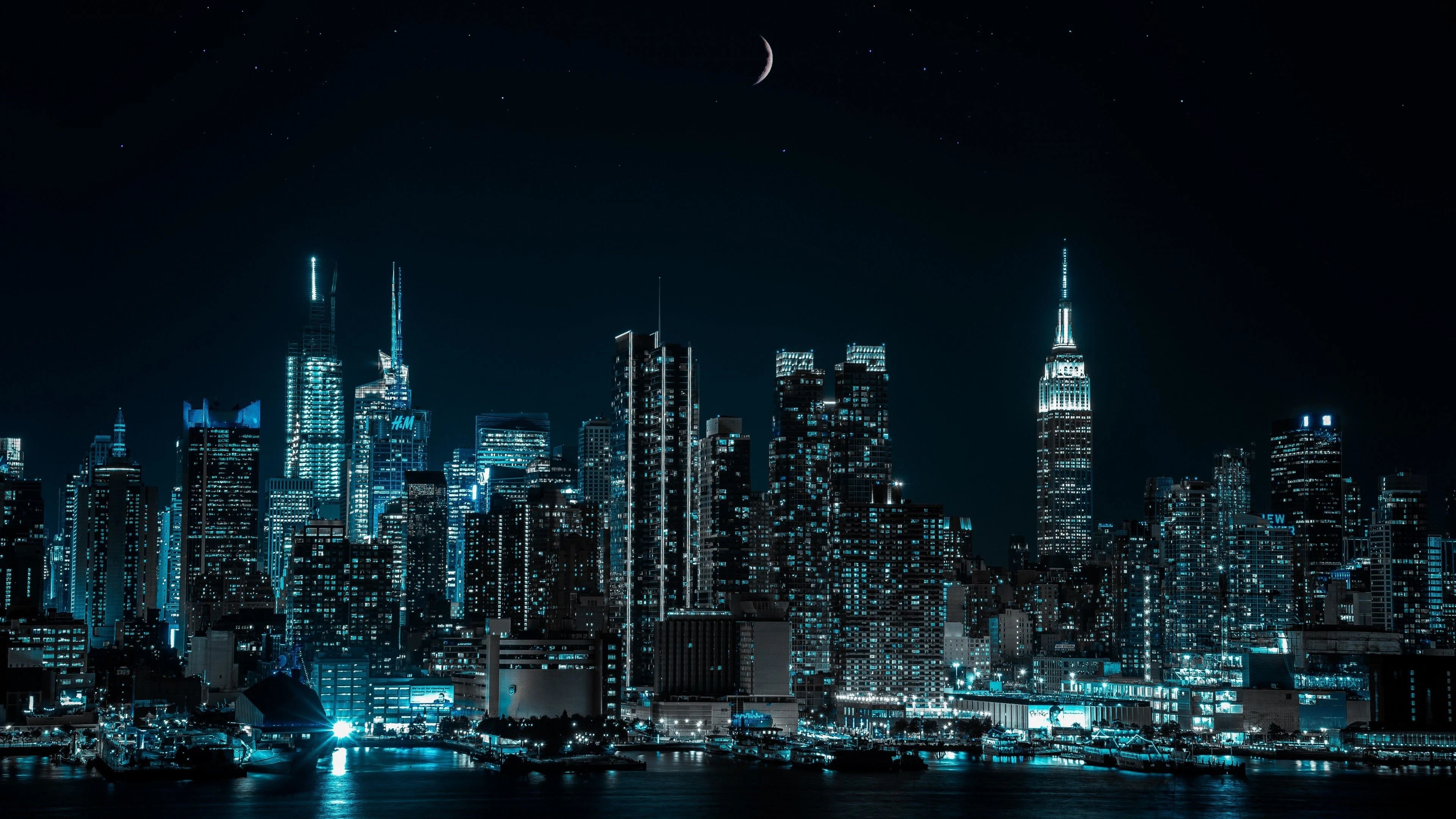 4k New York Night Wallpapers Wallpaper Cave